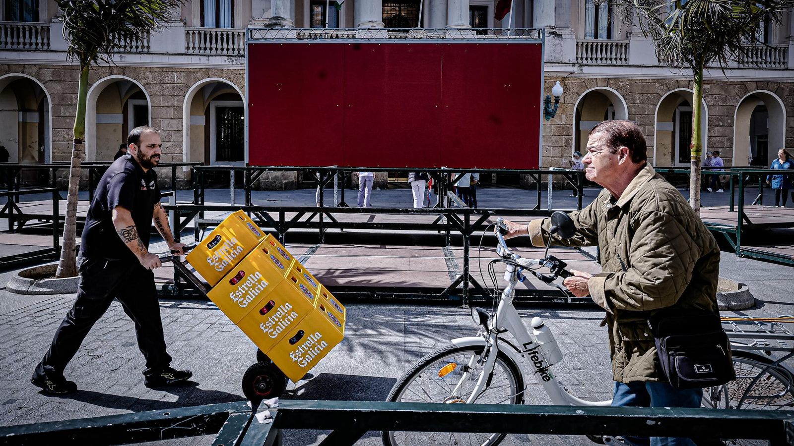 Los nuevos palcos de San Juan de Dios.