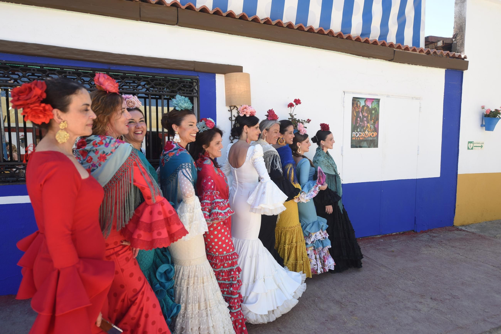 Las mejores imágenes de un lunes de Feria en Córdoba cargado de comidas de empresa y recepciones
