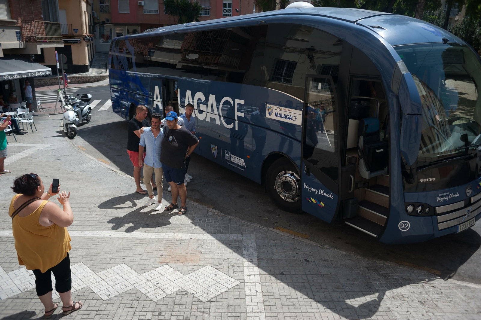 Las fotos del Málaga CF en la Divina Pastora