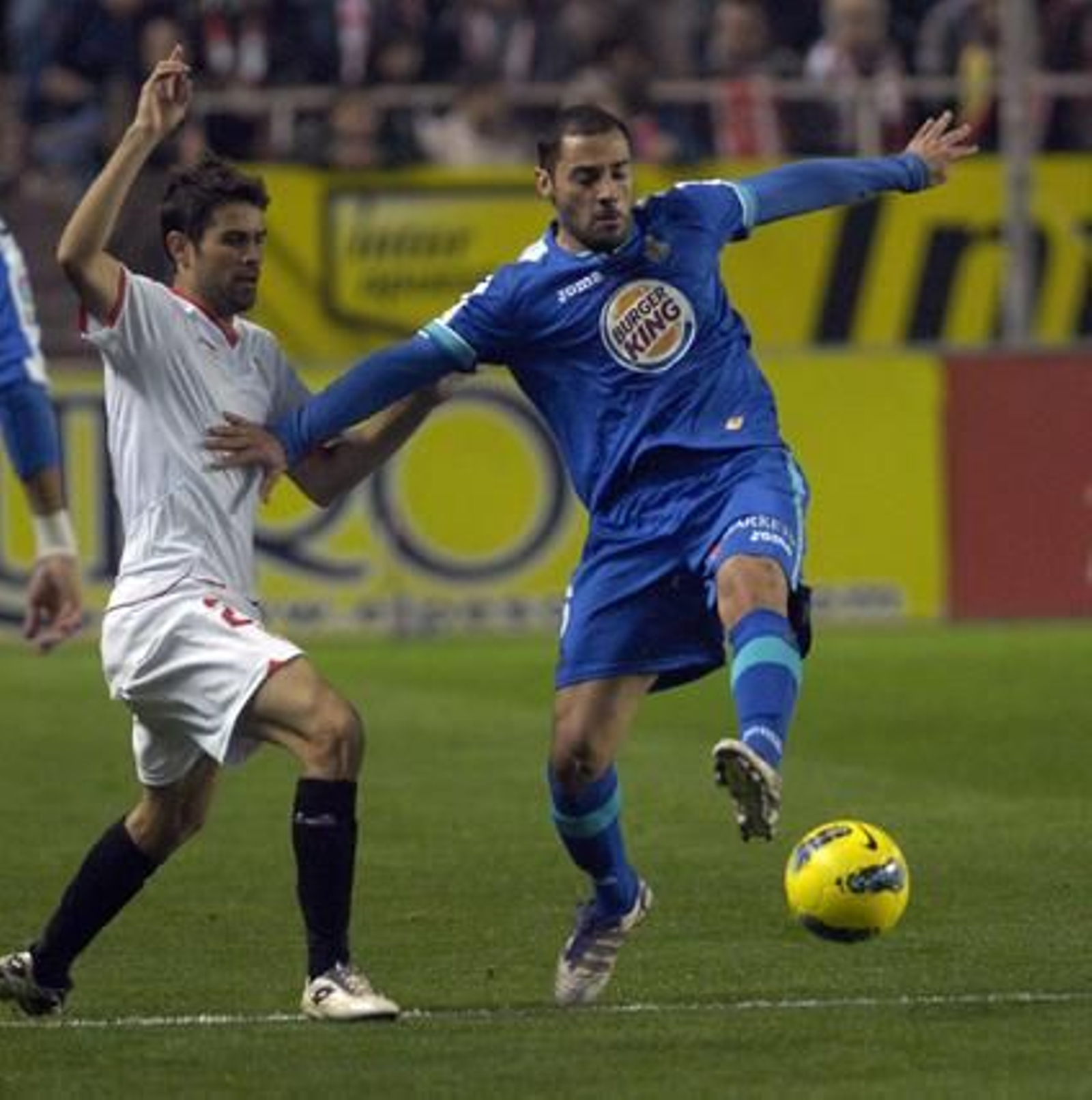 El Sevilla gana con autoridad al Getafe en el Sánchez Pizjuán. / Manuel Gómez