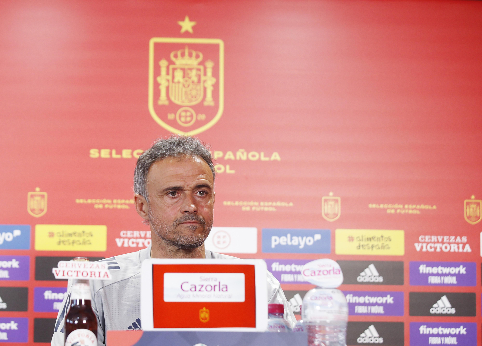 Las imágenes de la selección española en Sevilla