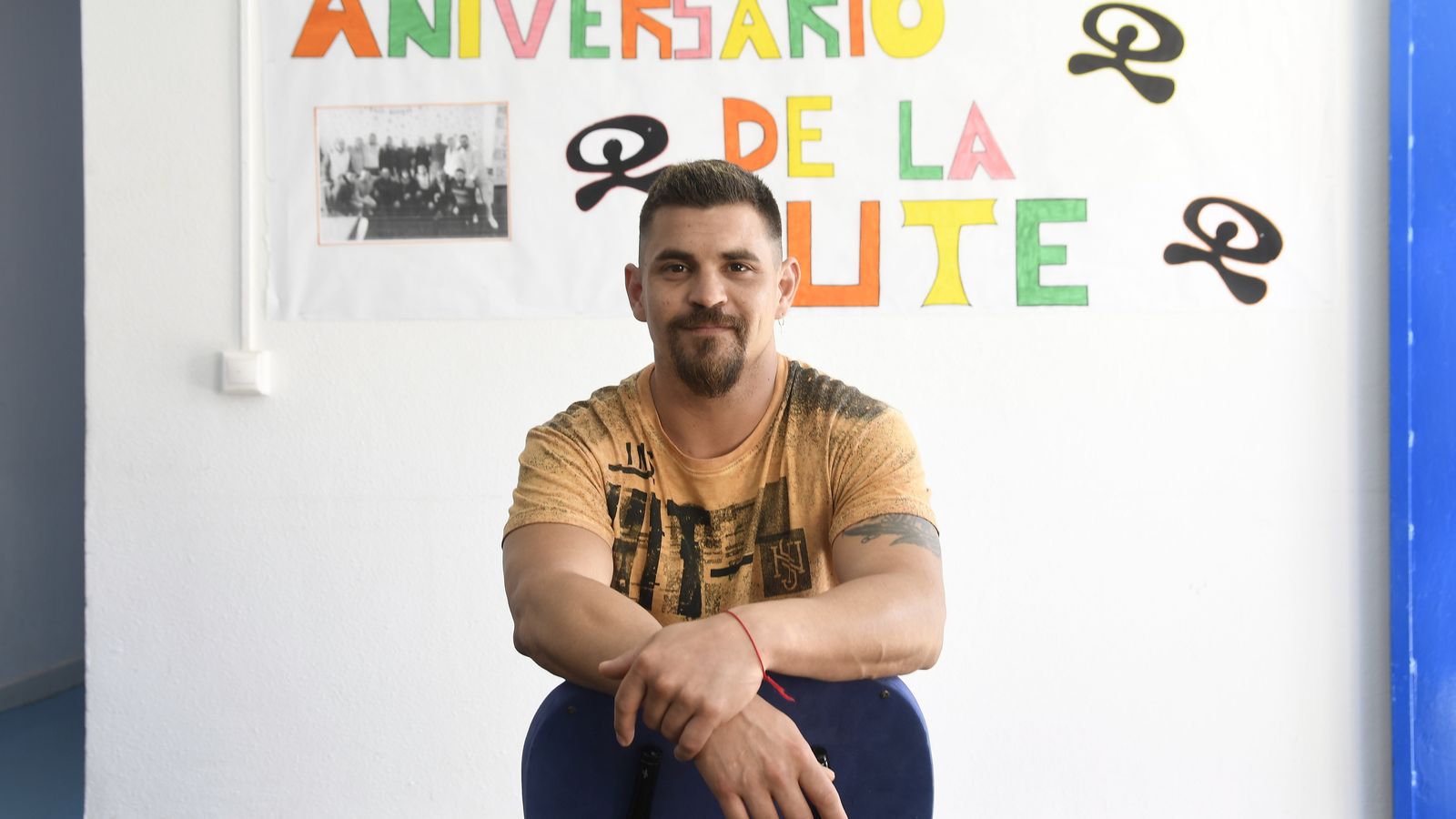 David es uno de los internos que se rehabilita en la UTE de El Acebuche,