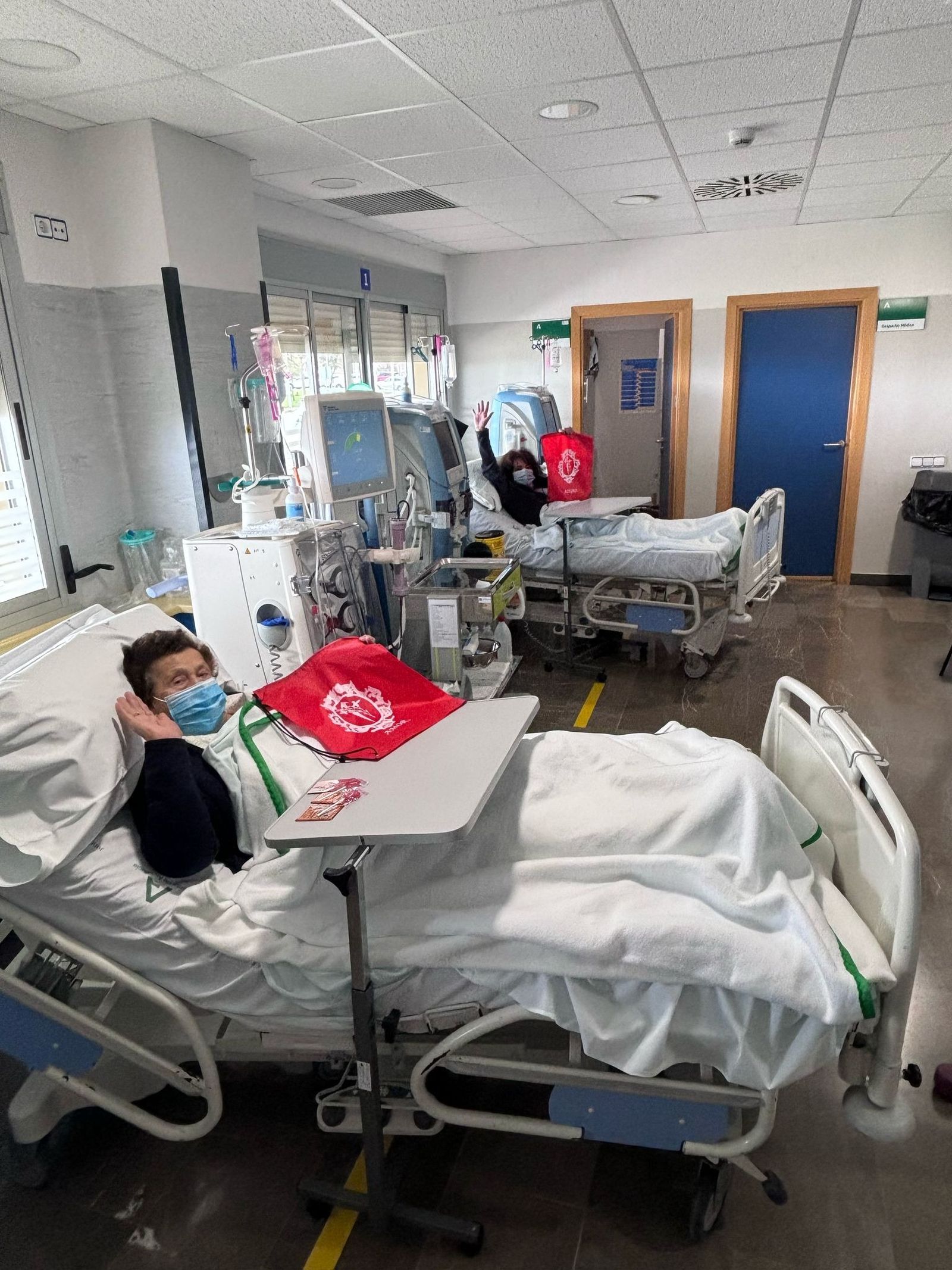 Pacientes de hemodiálisis en Algeciras.