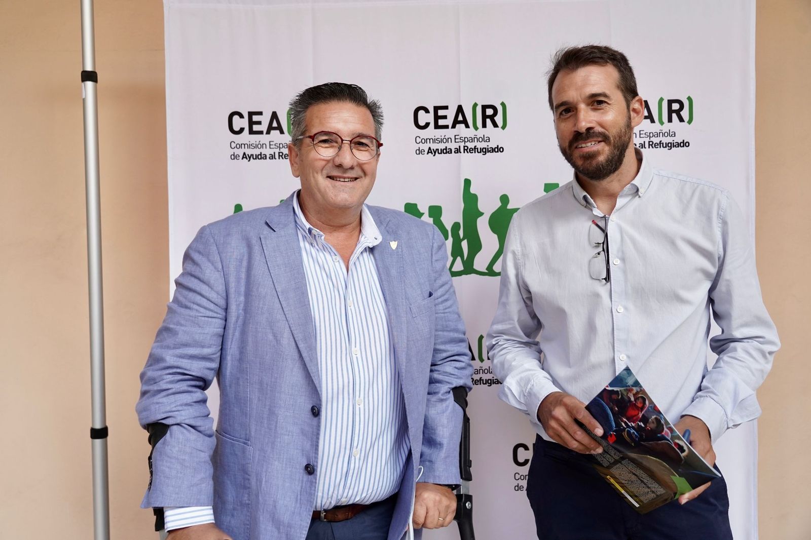 Luis Castro y José Viñas, representantes del Sevilla en el CEAR 2022.