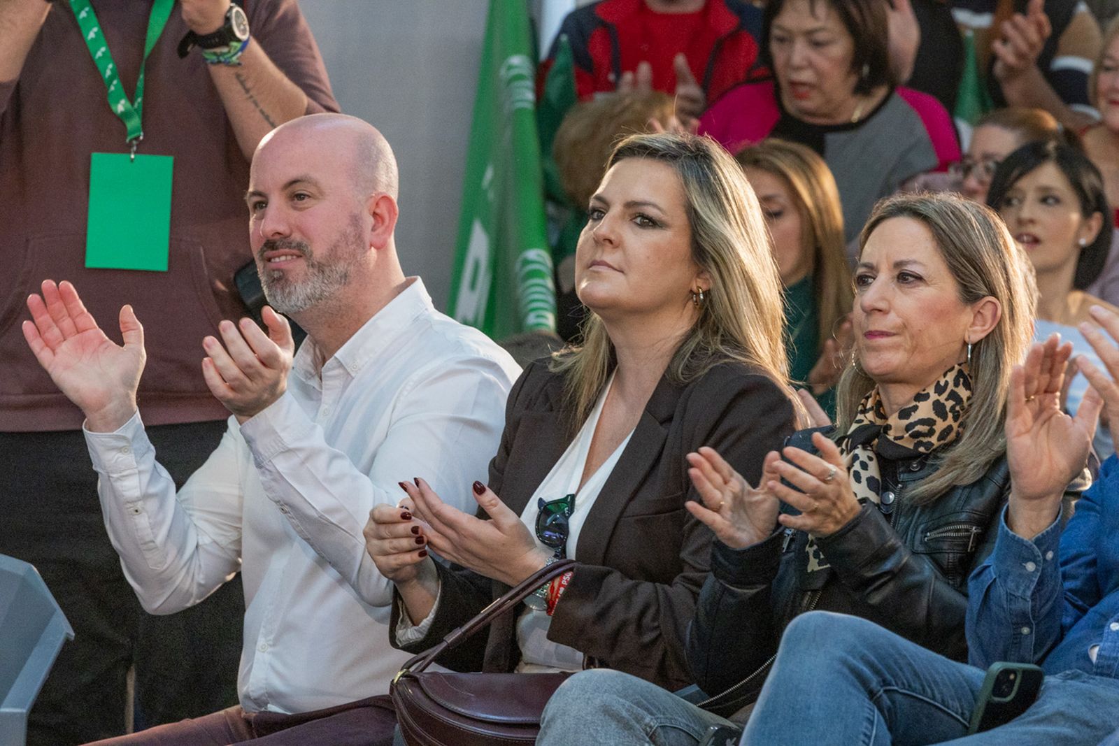Acto en defensa de los servicios públicos para celebrar el 28F en Jaén