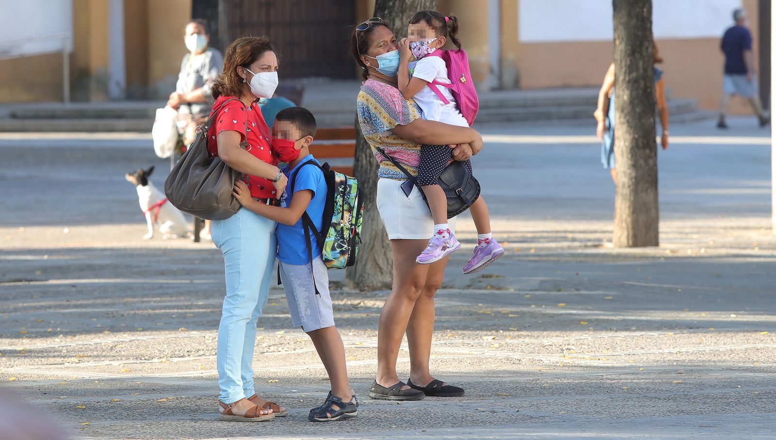 Vuelta al cole con medidas 'anti-Covid' en el colegio Isabel la Católica