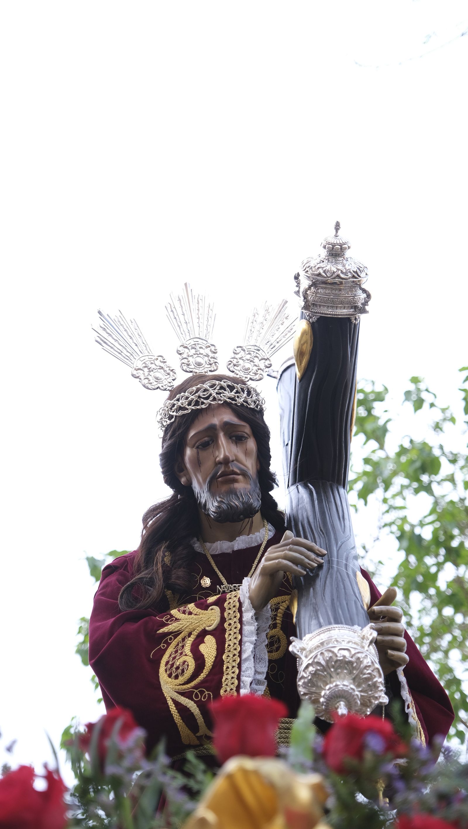 La procesión del Encuentro por las calles de Almería, en imágenes