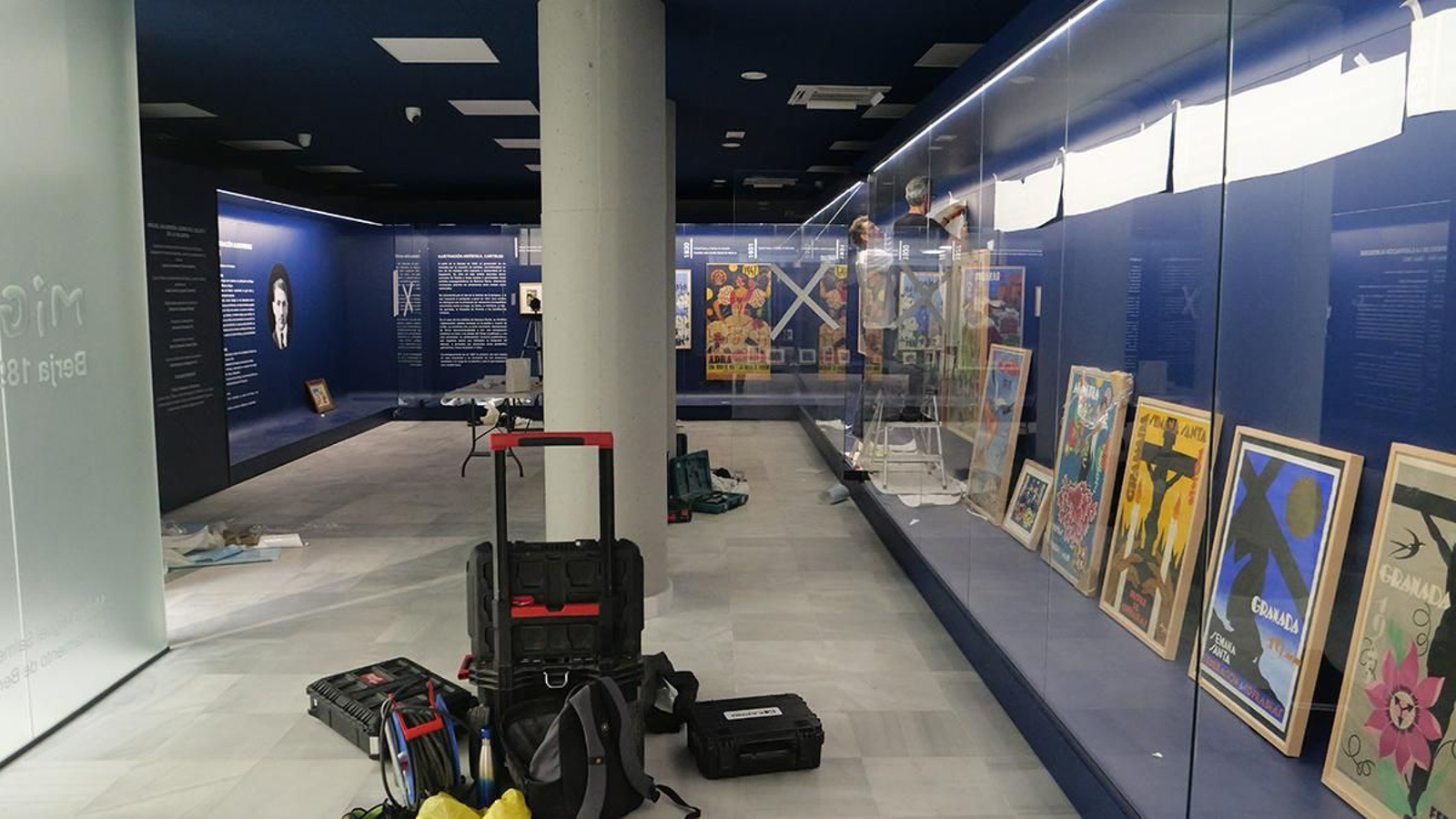 Así avanzan los trabajos en la musealizacion del Molino del Perrillo.