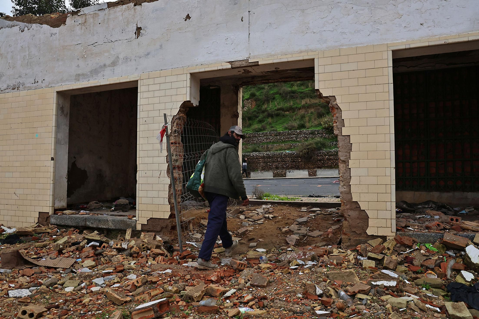 Así se encuentran las obras del entorno del antiguo mercado de La Merced