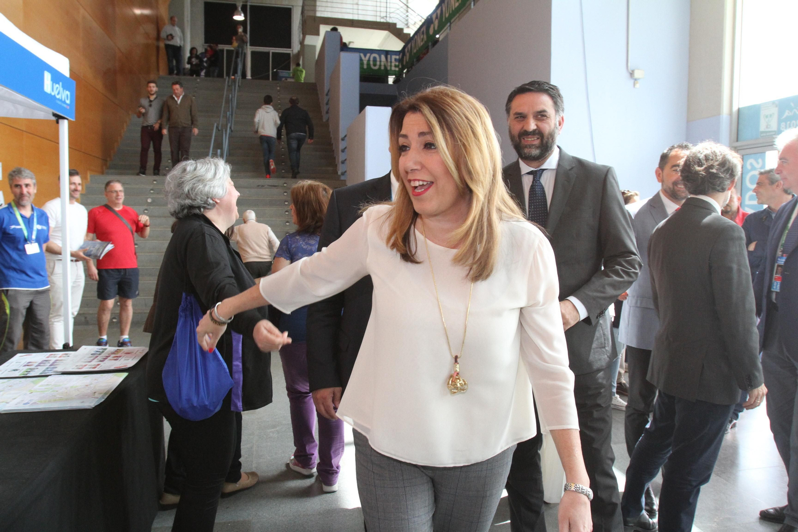 Diversas autoridades quisieron acompañar a la campeona en la gran final.