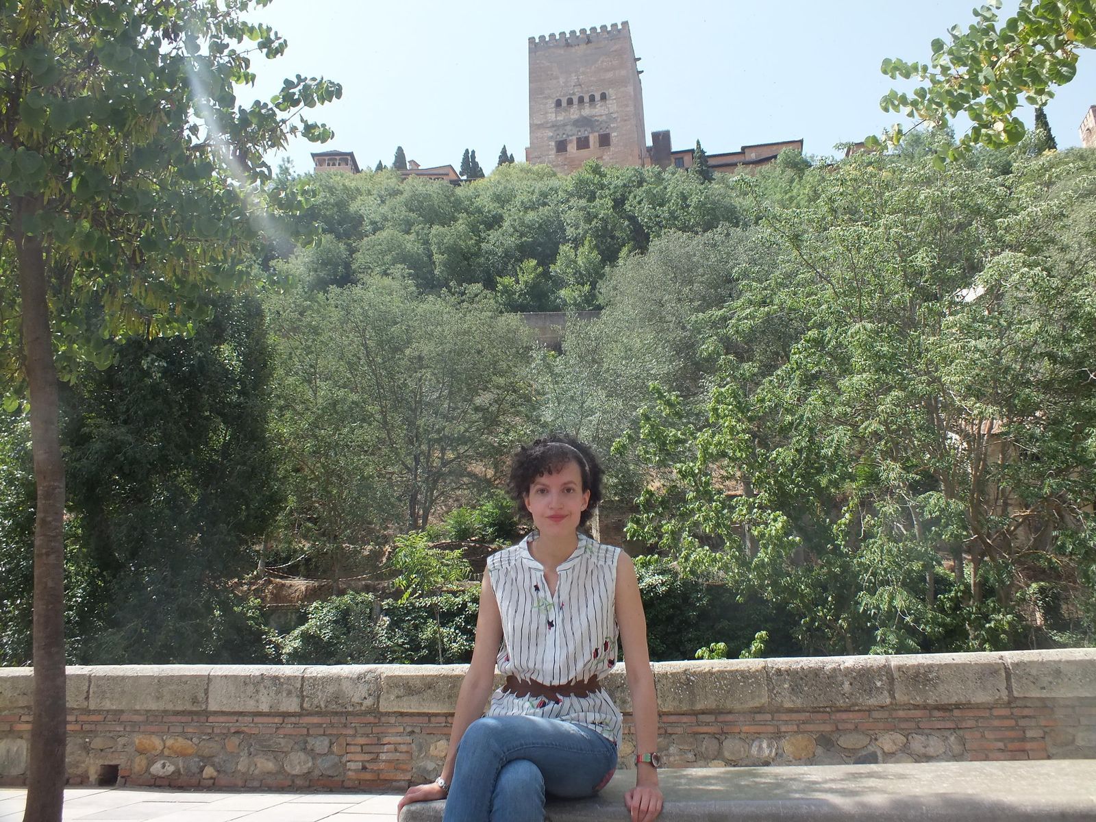 Sara Montoya Sánchez-Camacho en la ciudad de Granada.