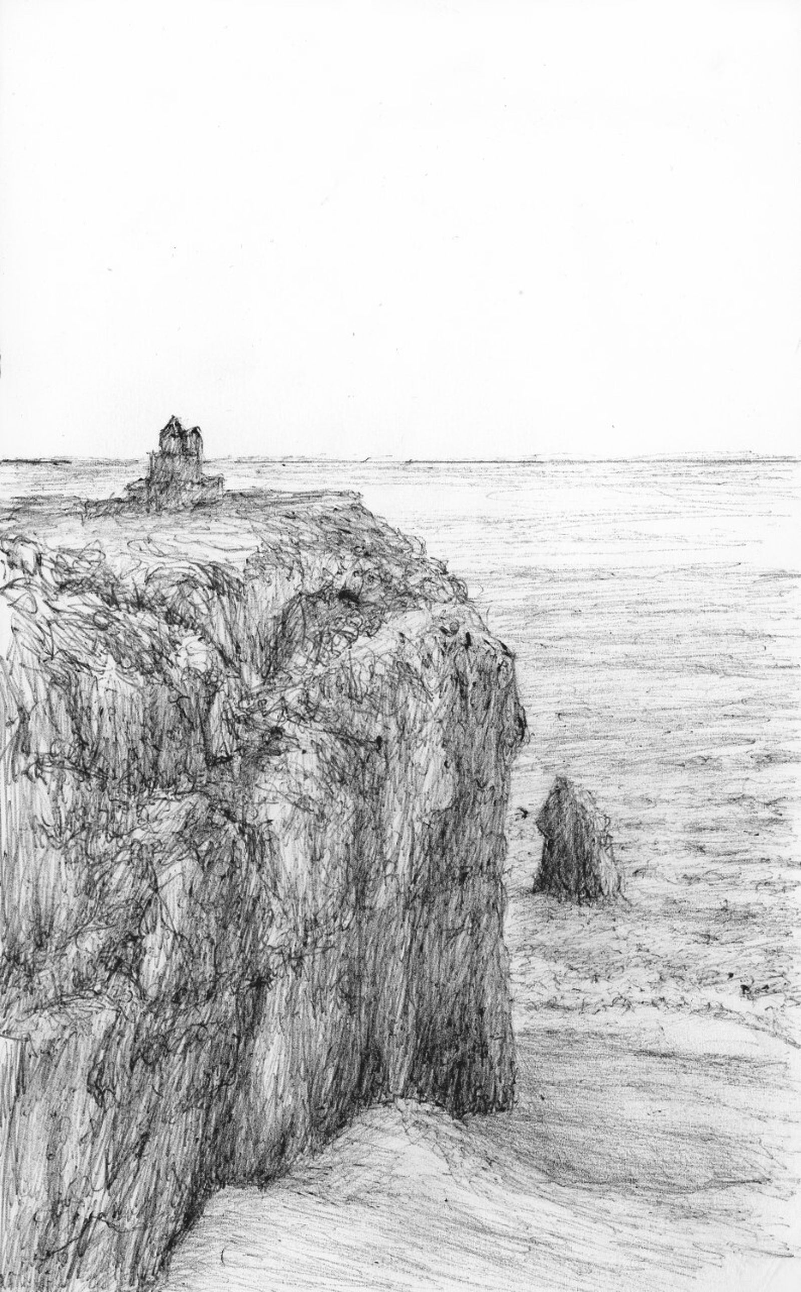 'Acantilado' ilustra el poema 'Finis Terrae'.