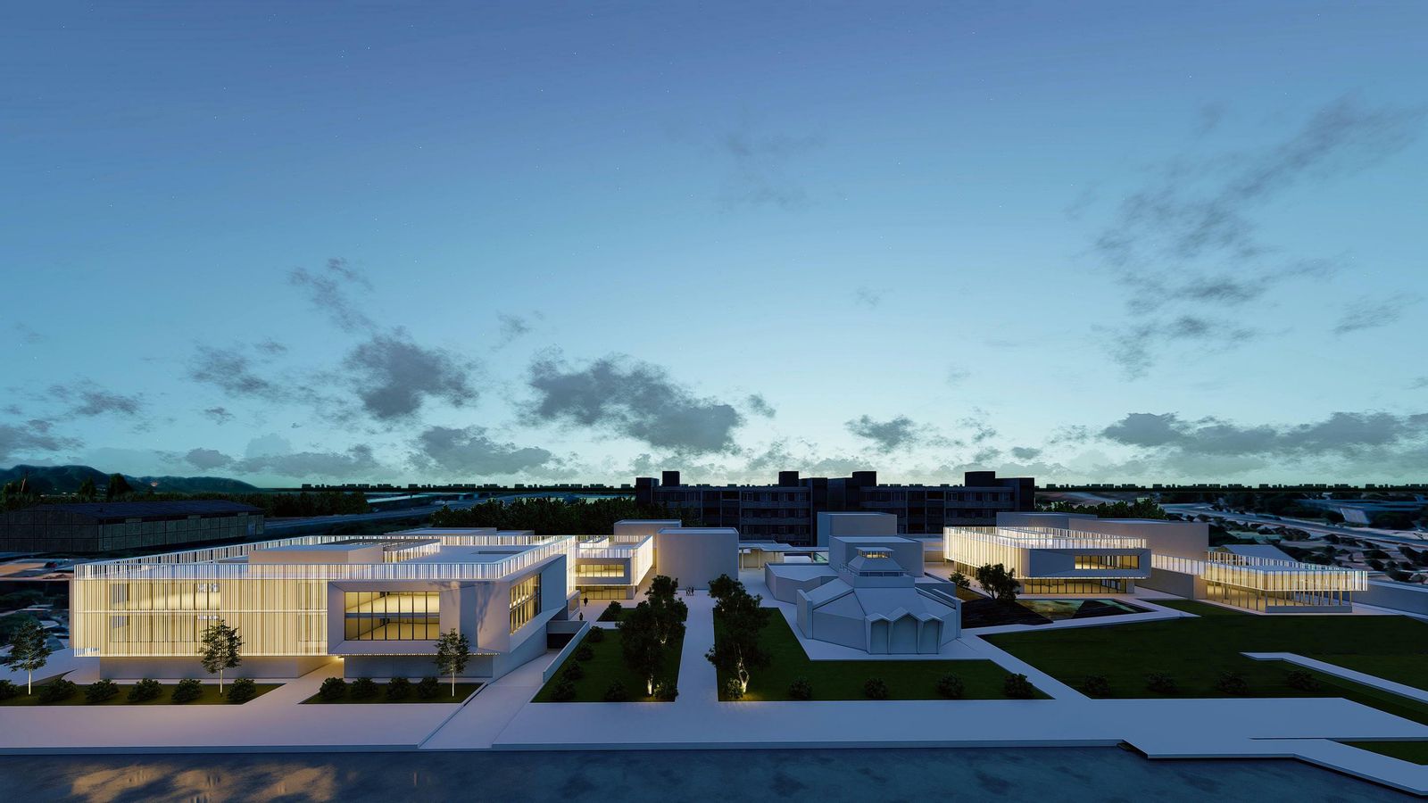 Vista general de las actuaciones previstas en la Facultad de Filosofía y Letras.