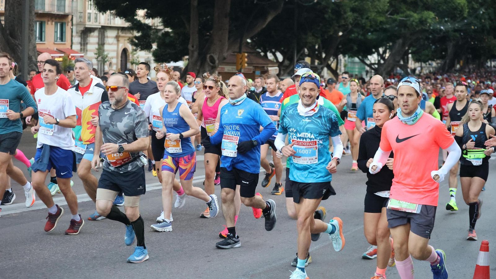 Las mejores fotos de la Maratón de Málaga 2024