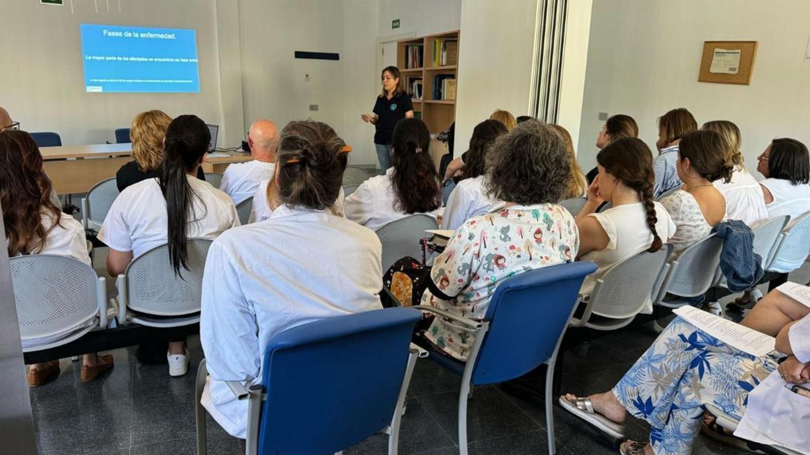 Una de las charlas impartidas sobre la Enfermedad de Changas.