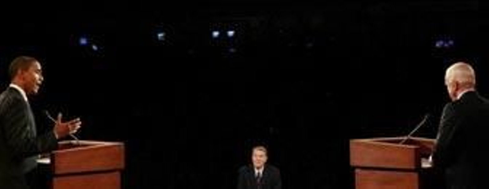 La crisis financiera e Iraq marcan el primer cara a cara entre Obama y McCain
