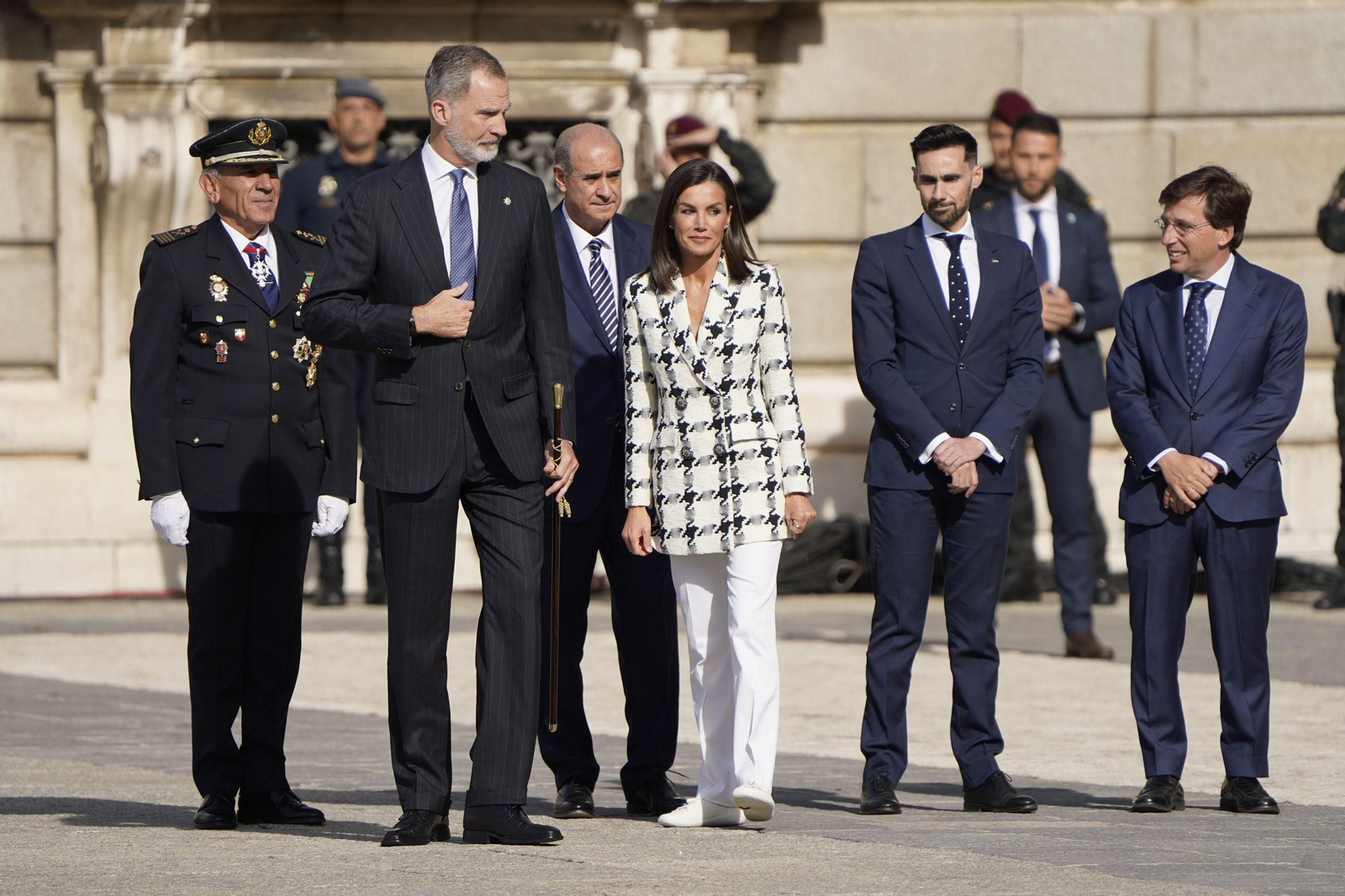 Los Reyes presiden los actos del bicentenario de la Policía Nacional