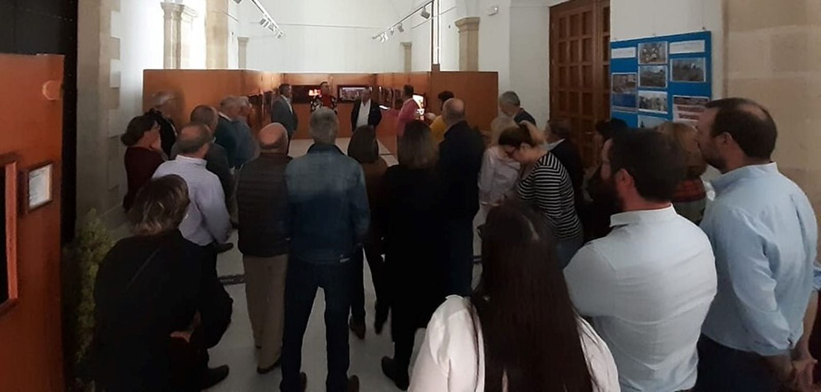 Una imagen de la inauguración de la muestra 'Escenas de Navidad en el Museo'.