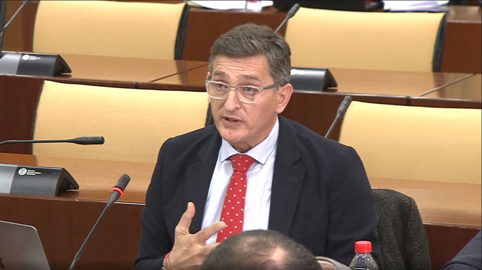 José Luis Sánchez Teruel en la Comisión de Justicia del Parlamento Andaluz