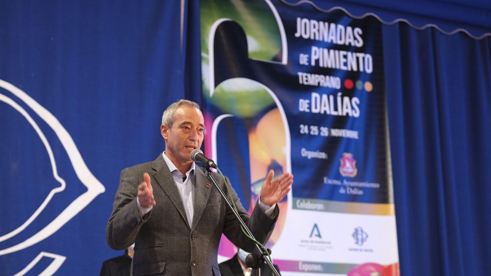 El alcalde de  Dalías, Francisco Giménez.