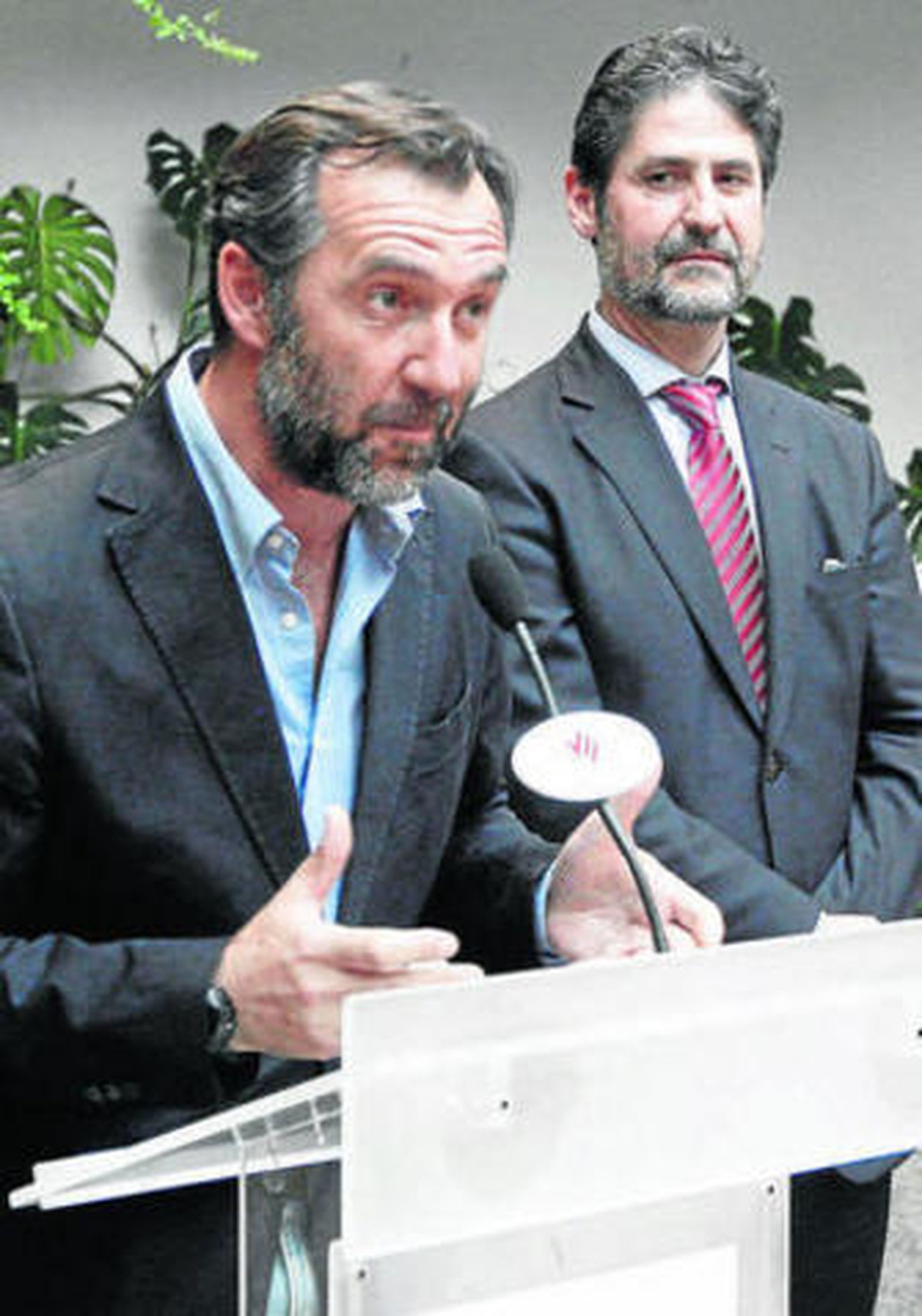 Acto inaugural de la exposición.