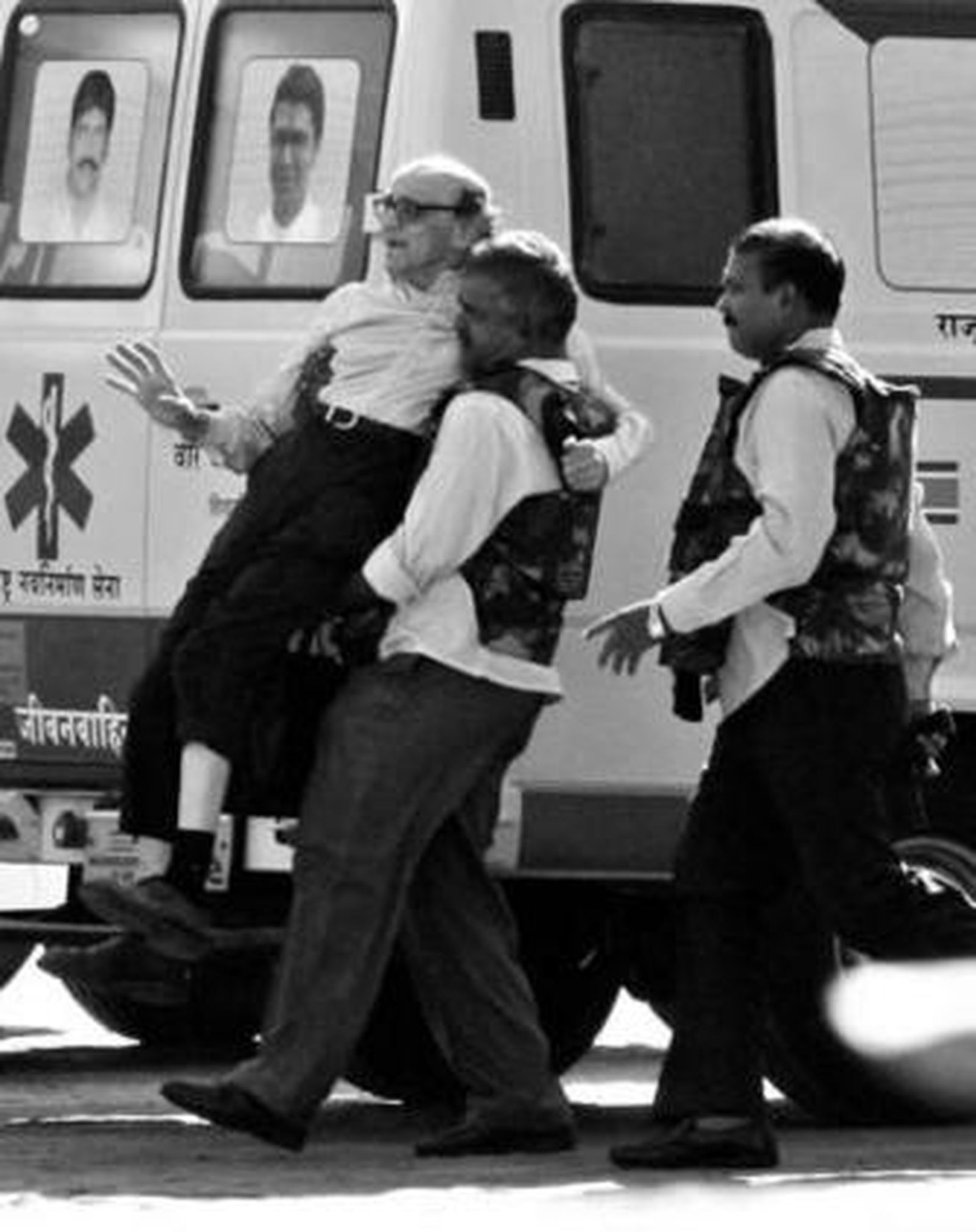 Evacuación de un extranjero.