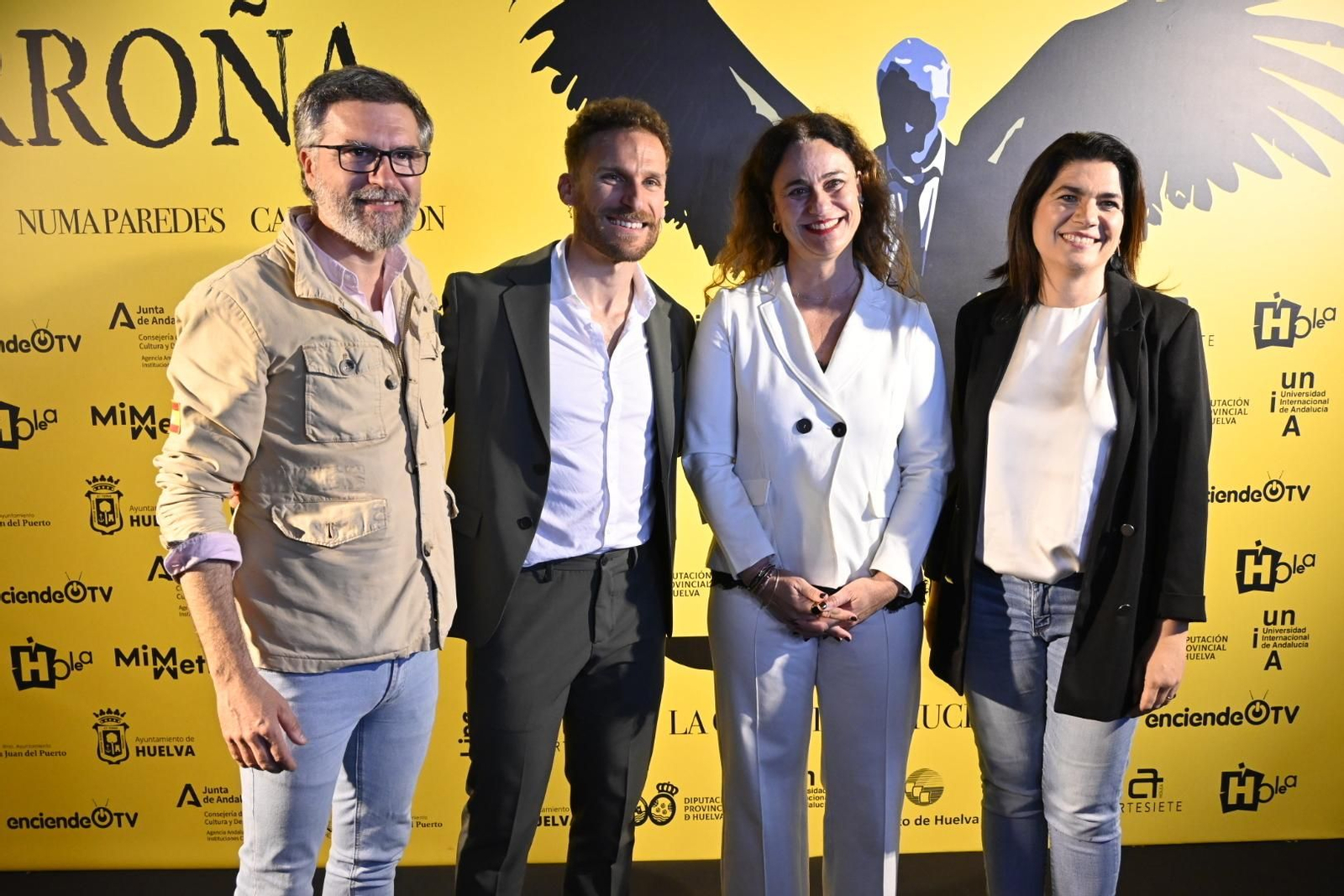 Estreno del cortometraje 'Carroña' del cineasta onubense Elías Pérez , en imágenes