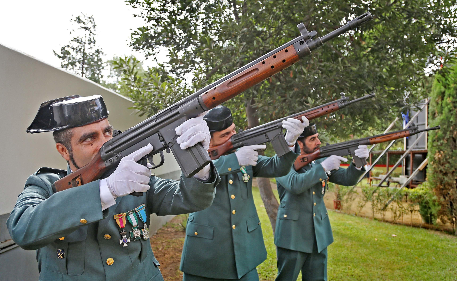 Imágenes del acto de la Guardia Civil
