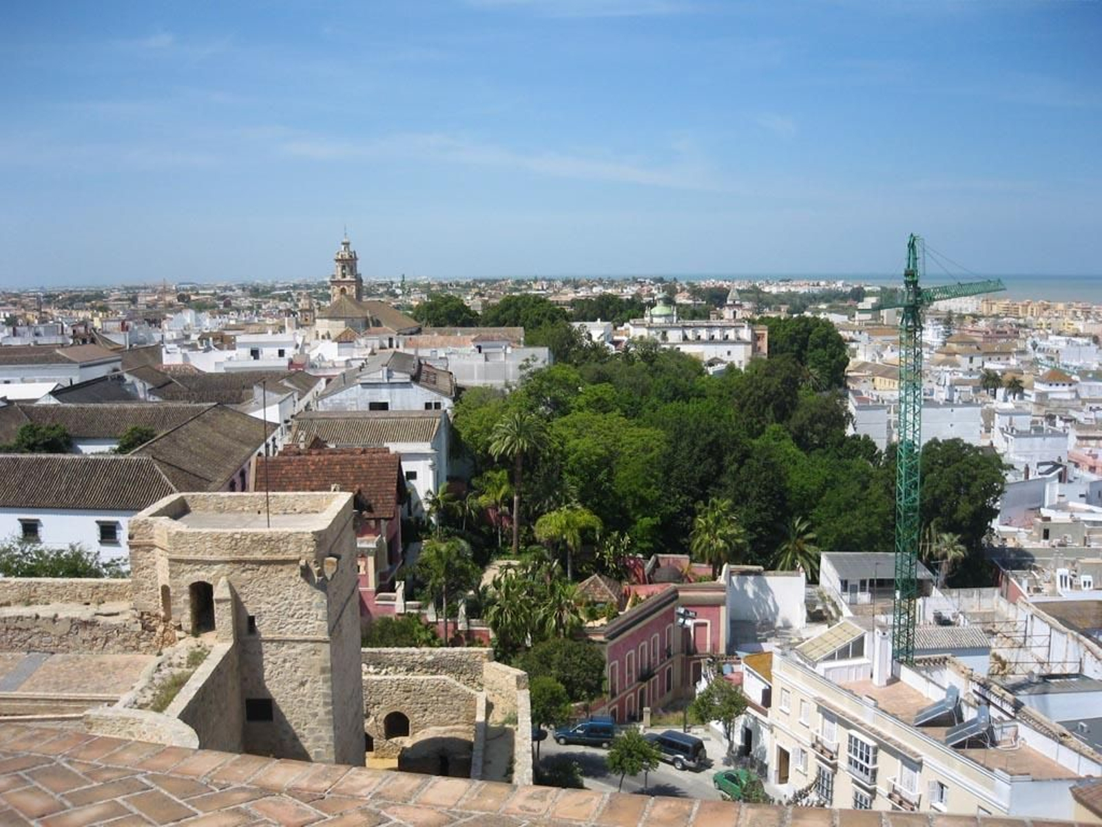 Vista del Barrio Alto de Sanlúcar de Barrameda. Vista del Barrio Alto de Sanlúcar de Barrameda.