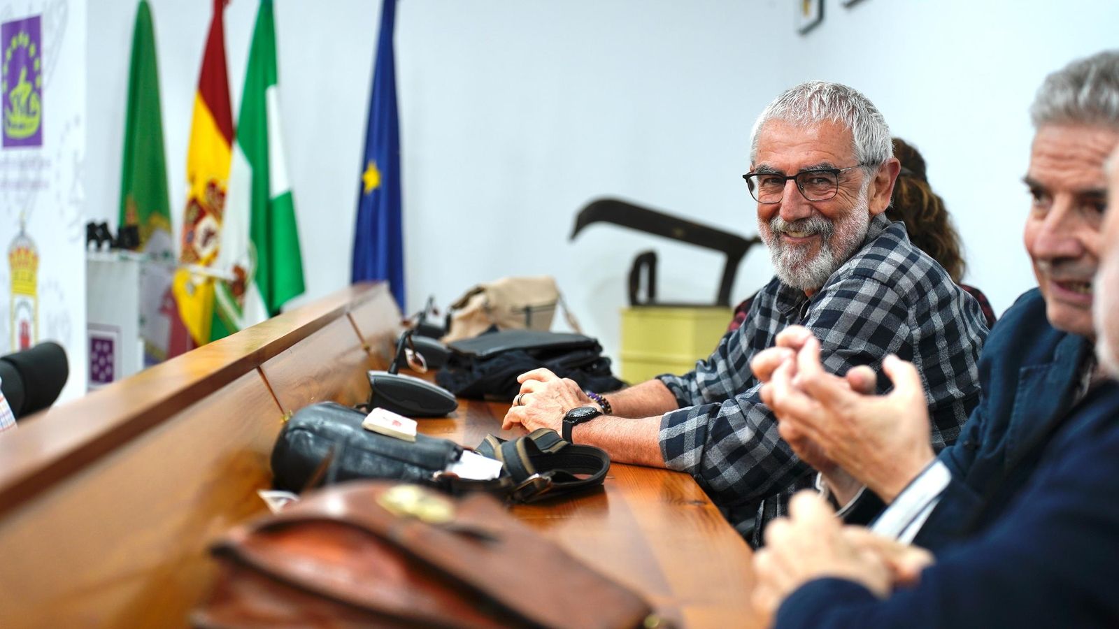 Fotos de la presentación de la revista Almoraima número 62 en Mancomunidad