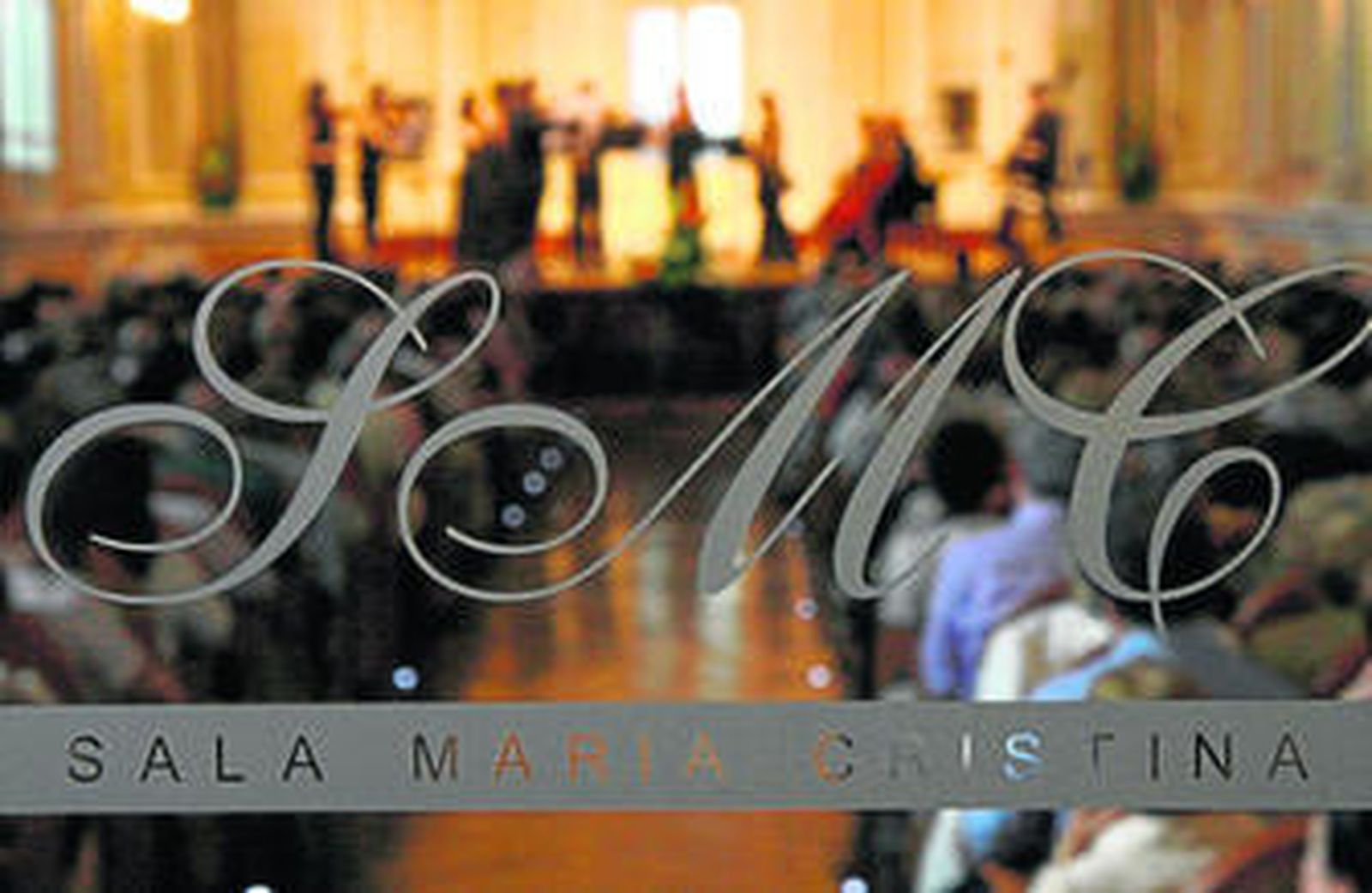 Acceso a la sala María Cristina tras la reforma culminada en mayo de 2009.