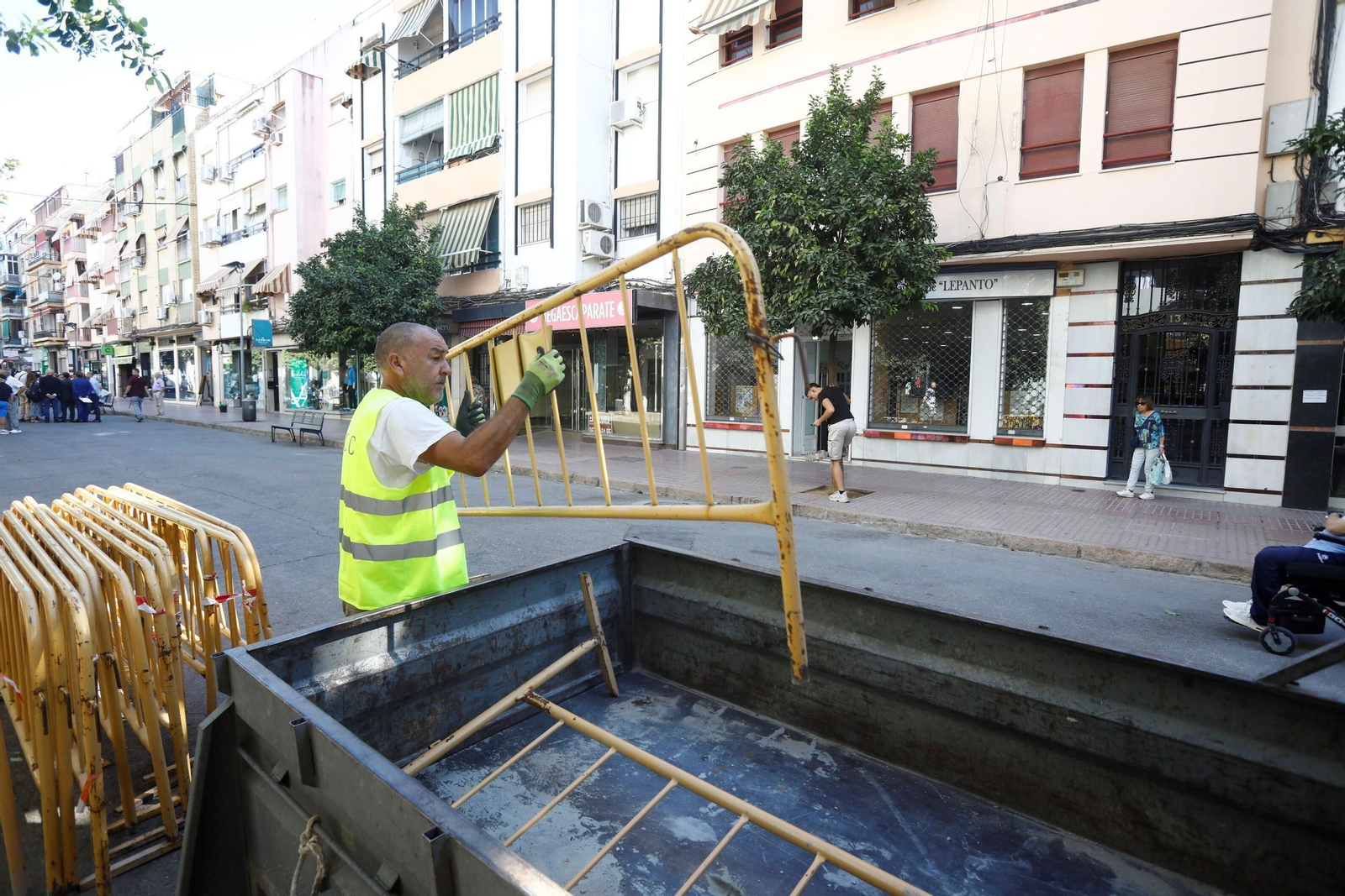 Las imágenes del inicio de las obras de reforma de La Viñuela