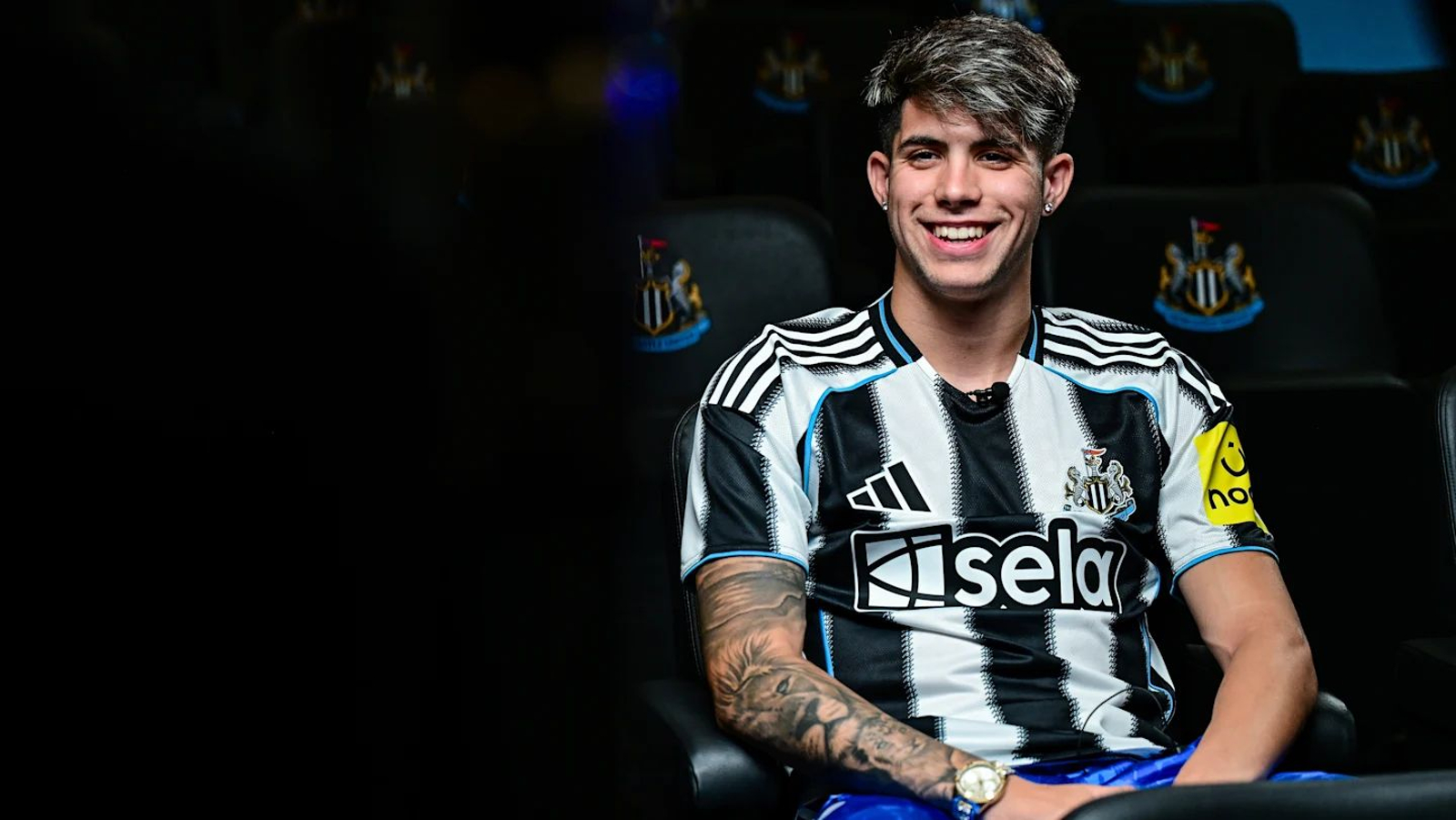 Antoñito Cordero, en su primera entrevista con el Newcastle United