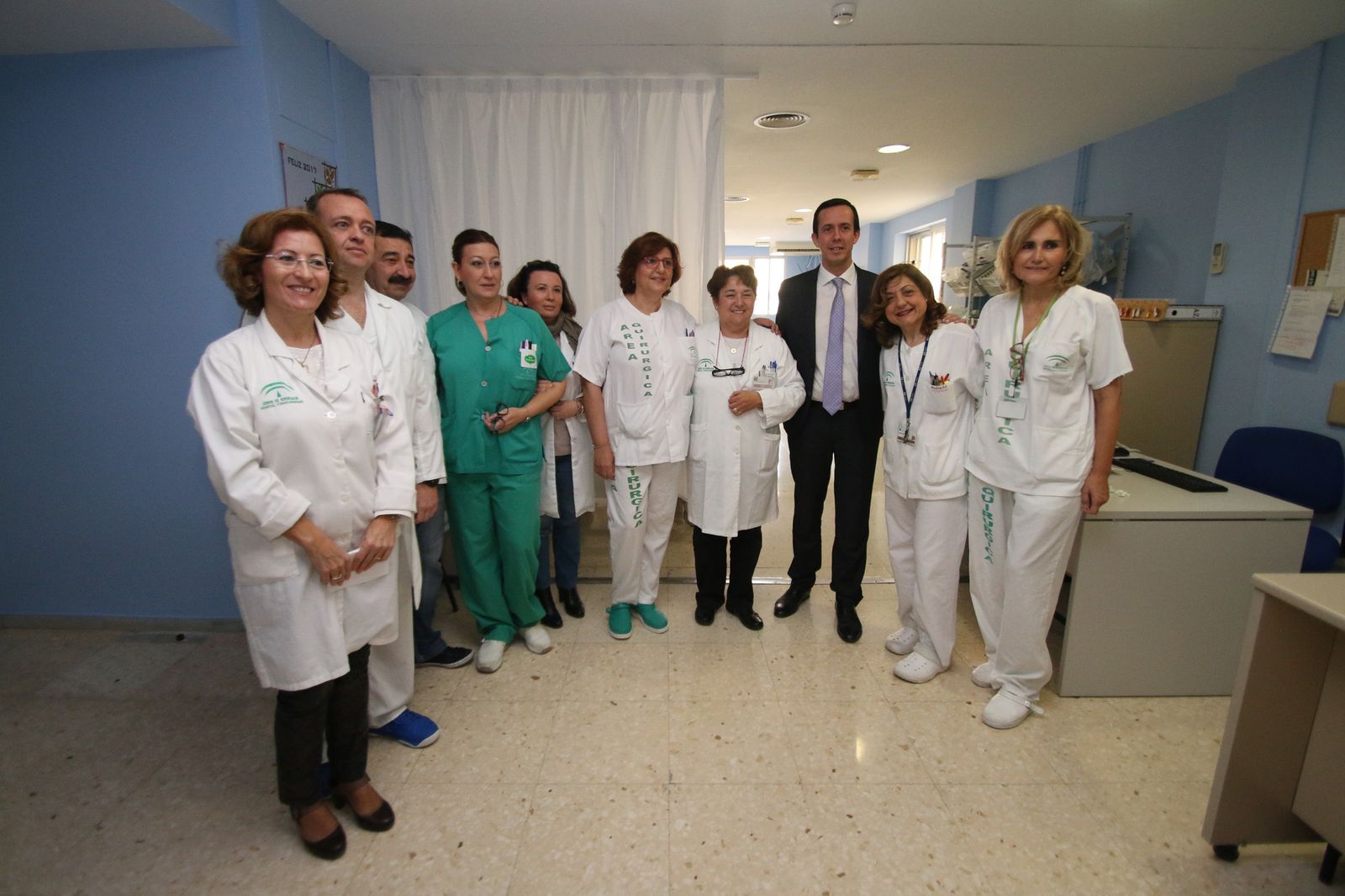 Visita del delegado territorial de Salud a las nuevas instalaciones.