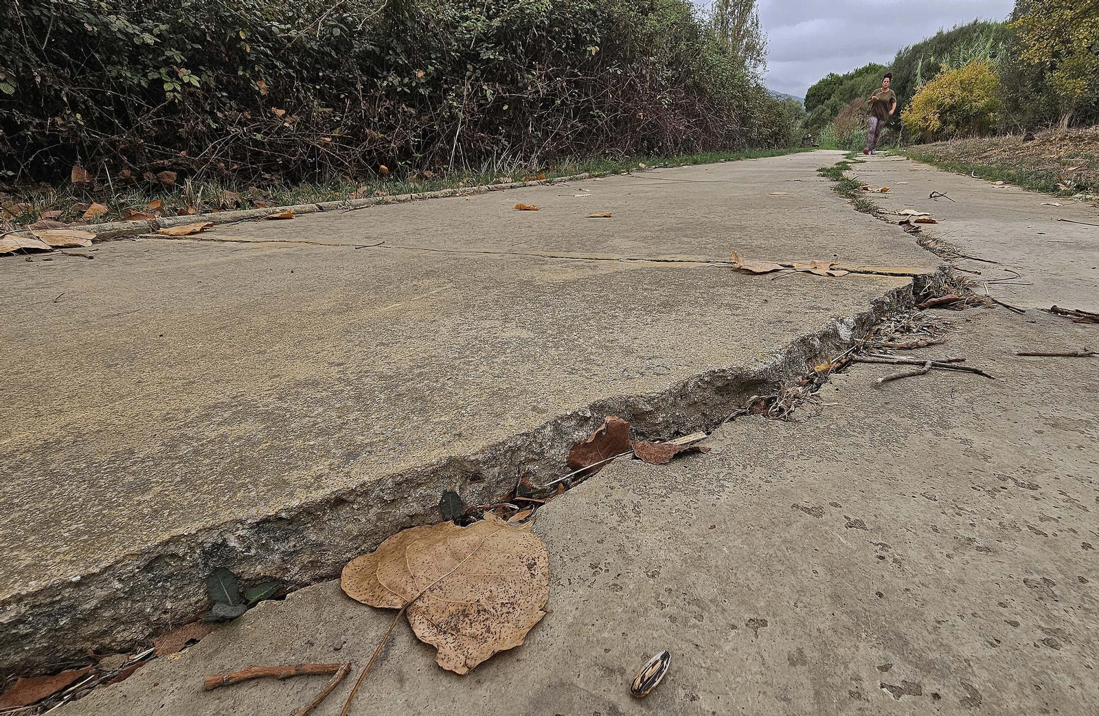 Fotos de los desperfectos en las barriadas de Getares en Algeciras