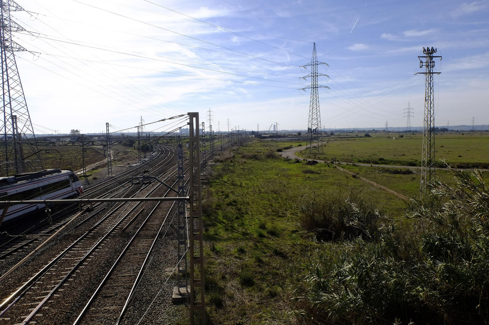 Imagen de la zona de Majarabique donde Huelva proyecta la instalación de su zona logística.