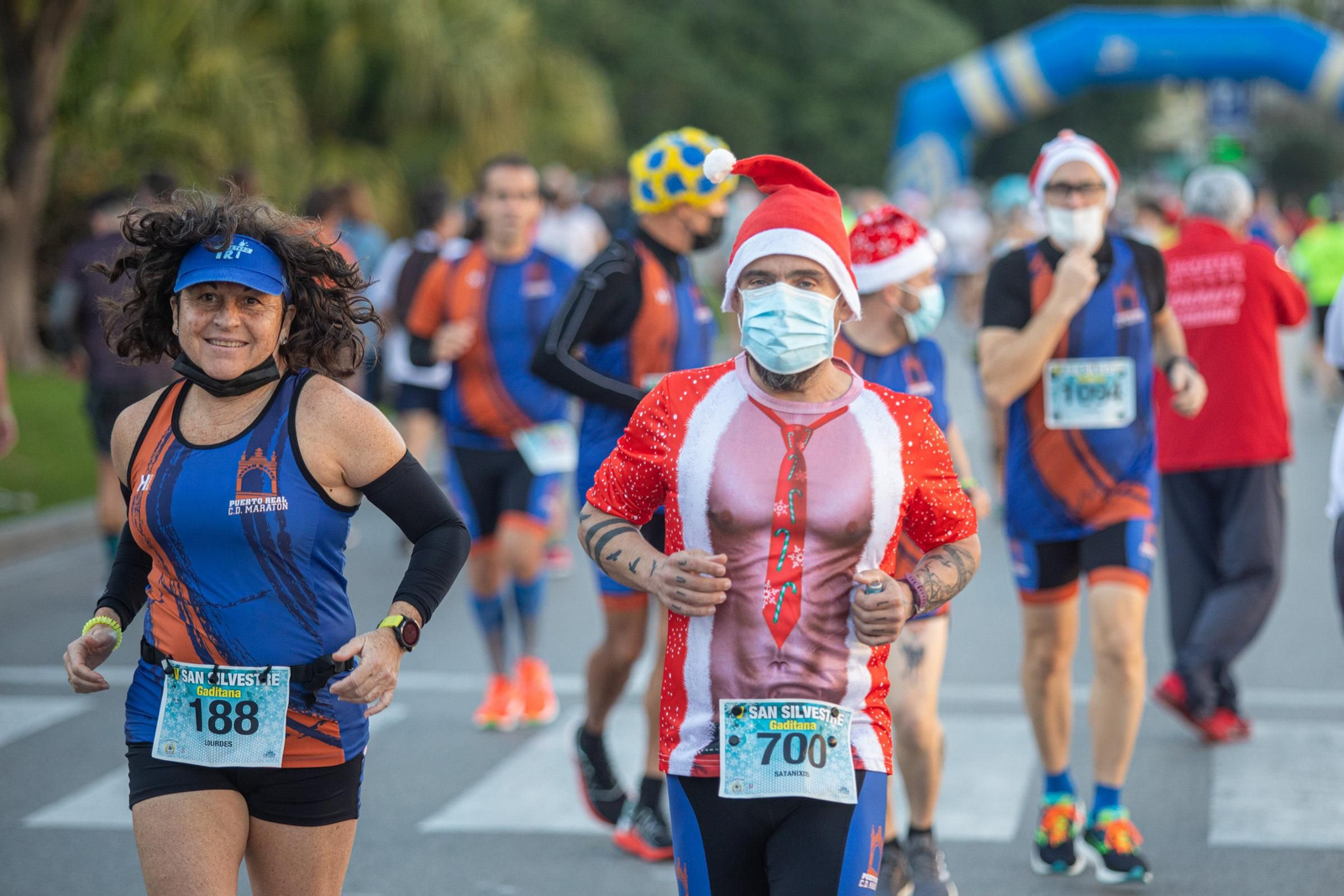 La V San Silvestre gaditana, en imágenes