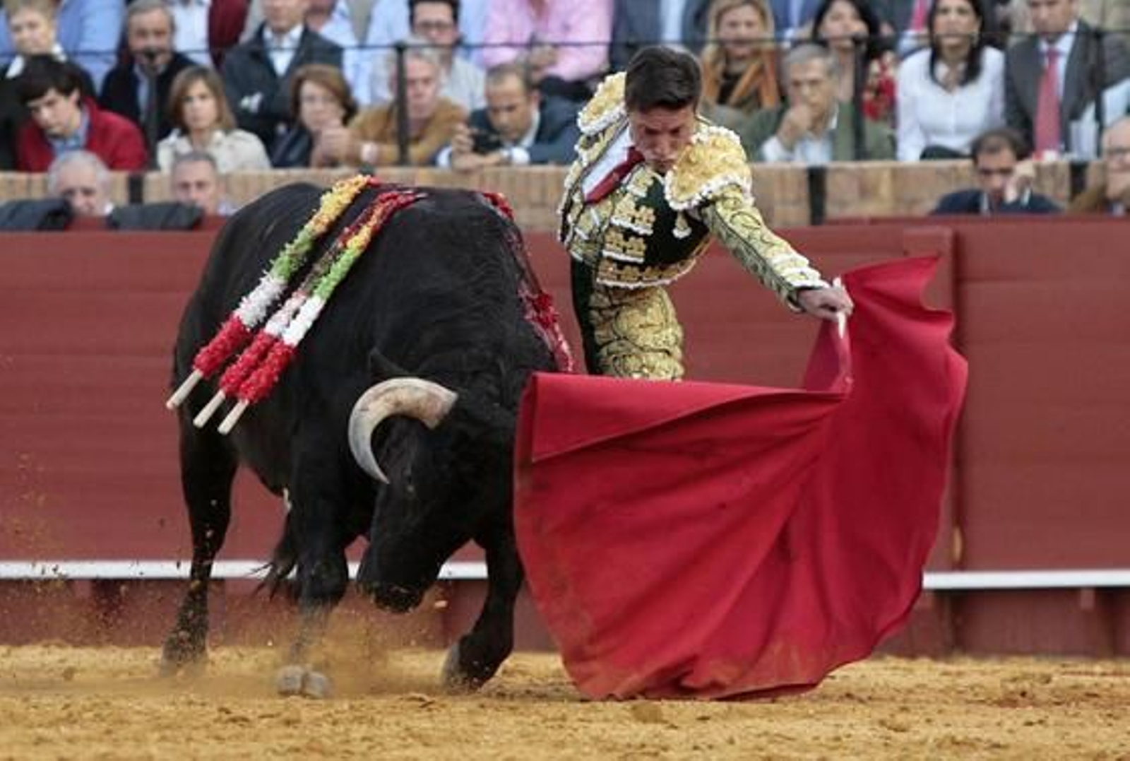 La corrida de Conde de la Maza, en conjunto, estuvo complicada.

Foto: Juan Carlos Muñoz