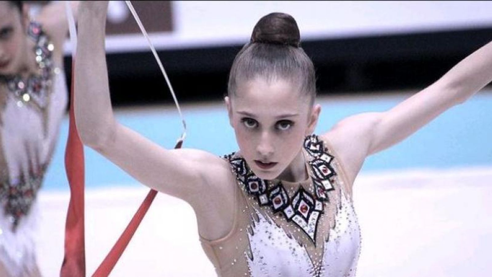 Valeria Márquez durante una competición de hace unos años.