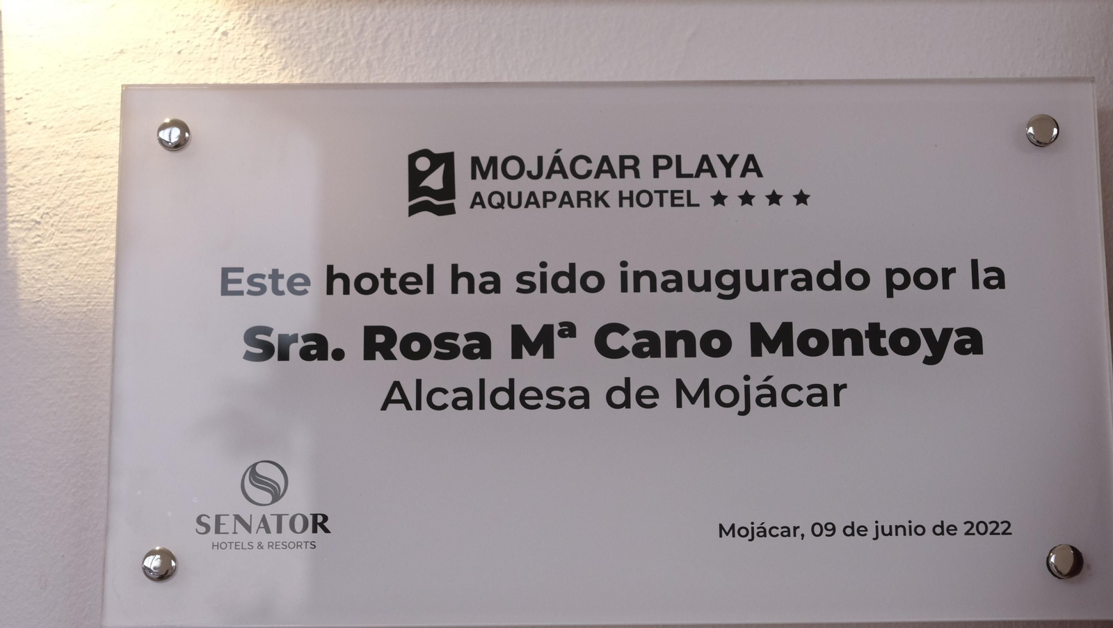 Imágenes de la inauguración del Senator Mojácar Playa Aquapark Hotel