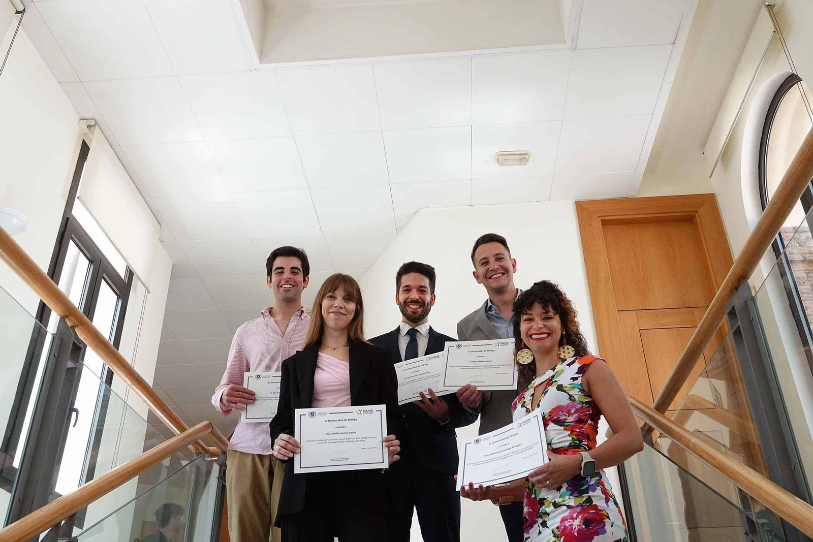 Los seis jóvenes científicos premiados