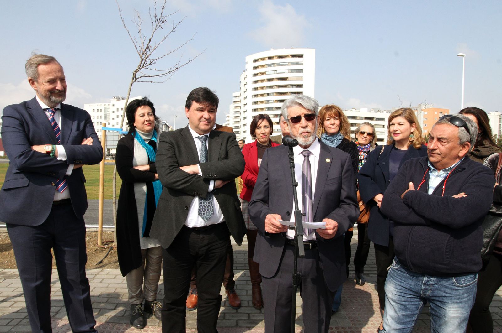 Inauguración de la Calle Doctor Cristóbal Gangoso, en imágenes