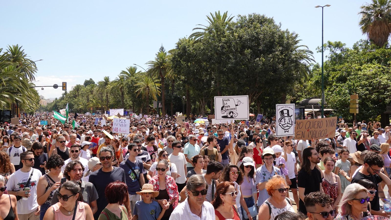 Málaga clama por una ciudad donde poder vivir y no sobrevivir