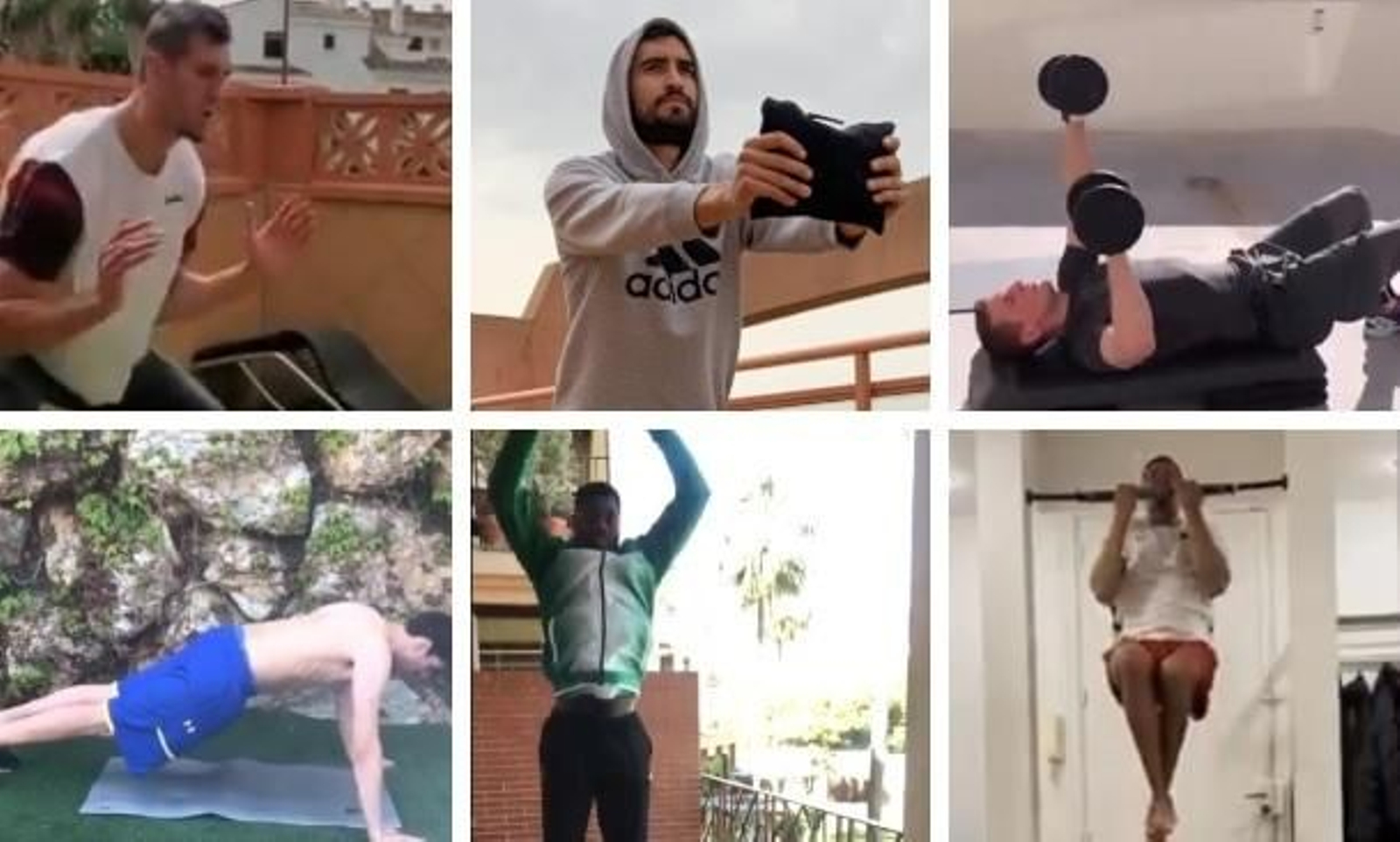 Los jugadores del Unicaja trabajan en casa.