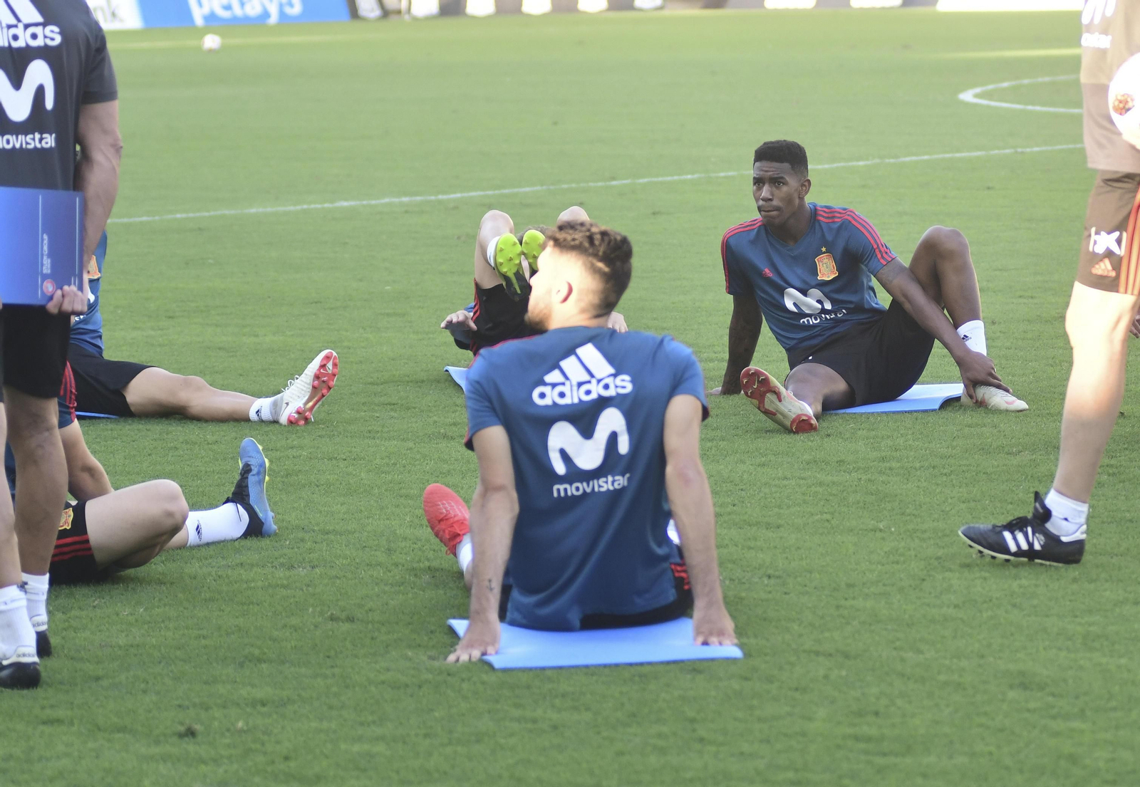 Entrenamiento de la selección sub-21 en El Arcángel