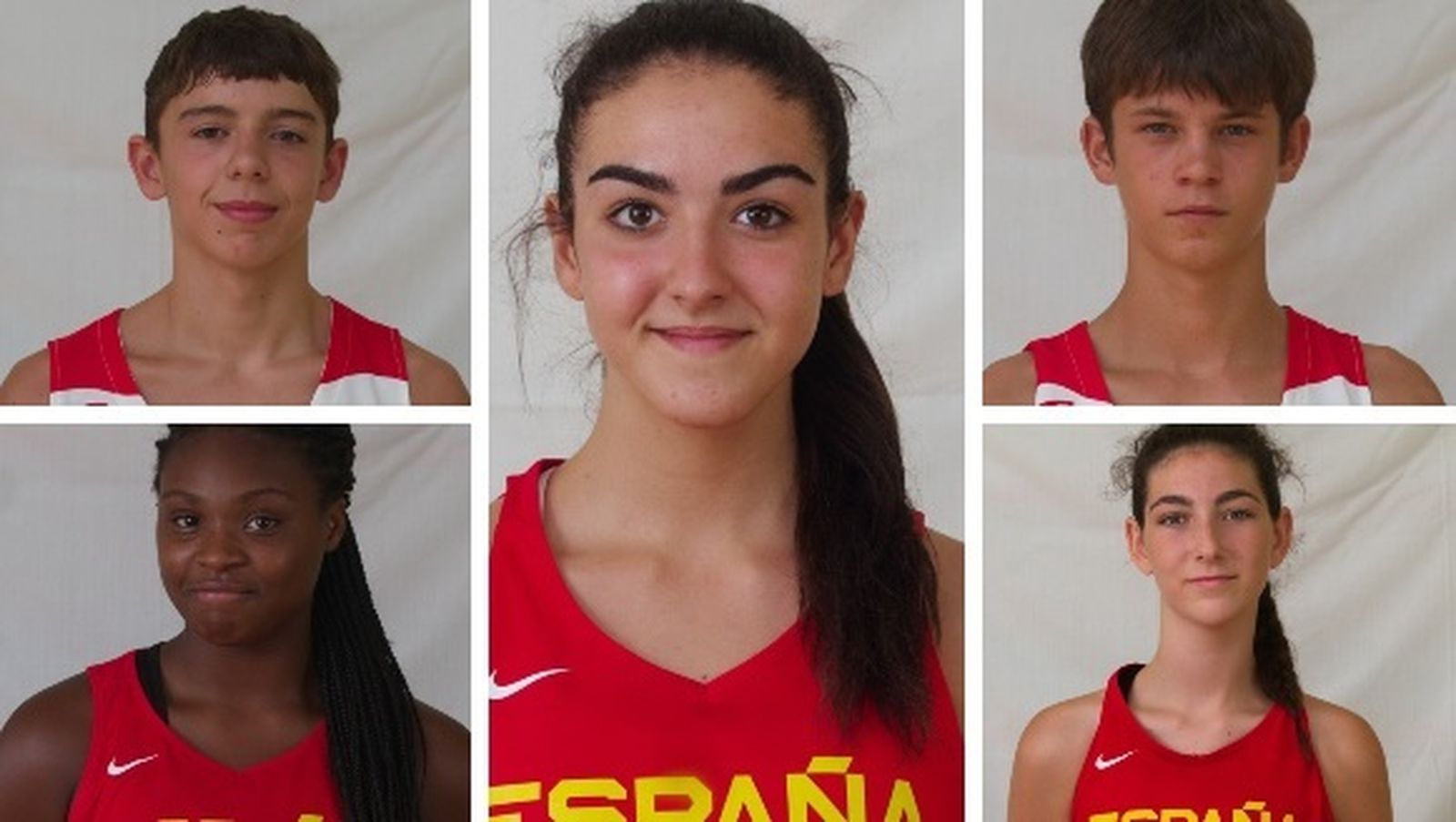 Eloy Suárez, Chelse Dike, Nadia Merino, Lucas Fernández y María Peña.