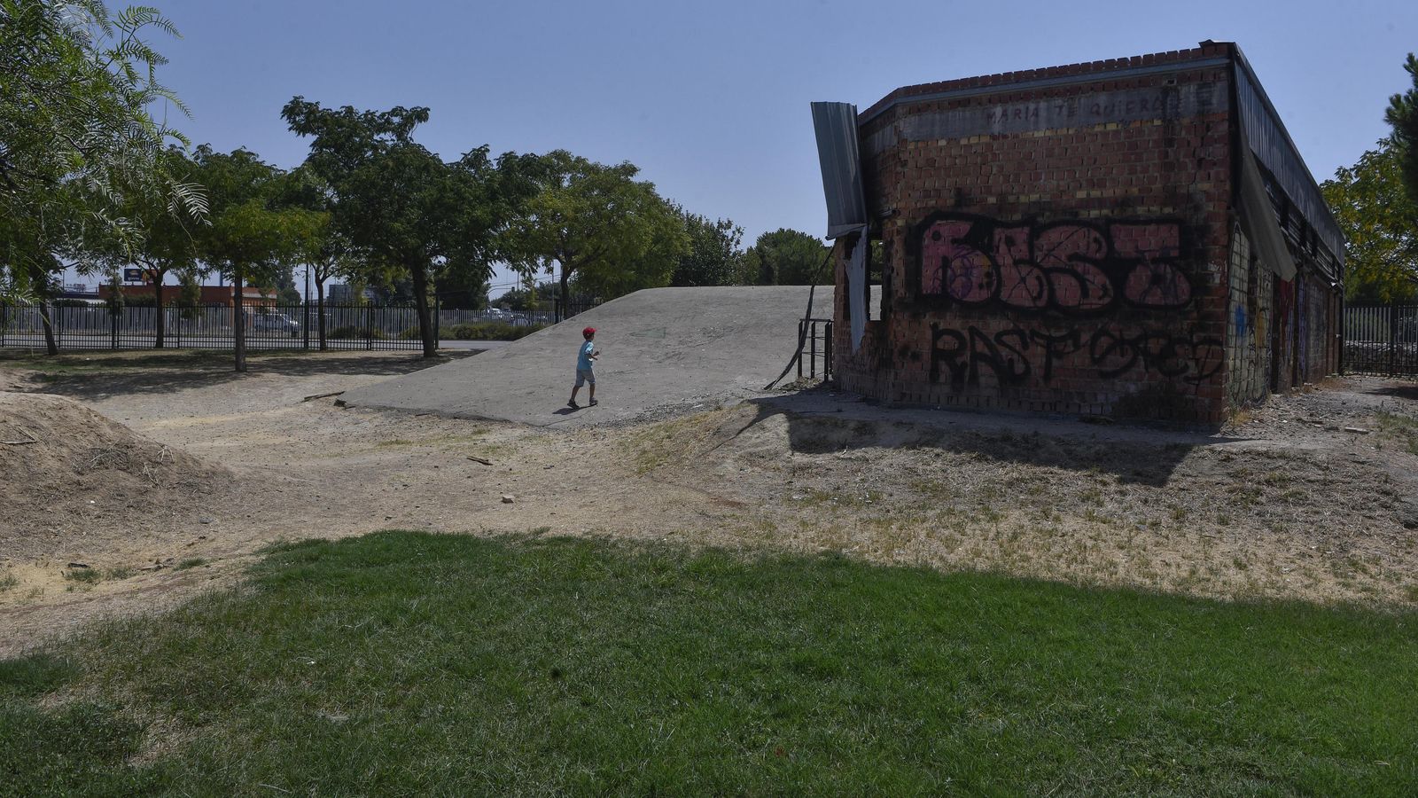 La pista de BMX del Parque Miraflores.