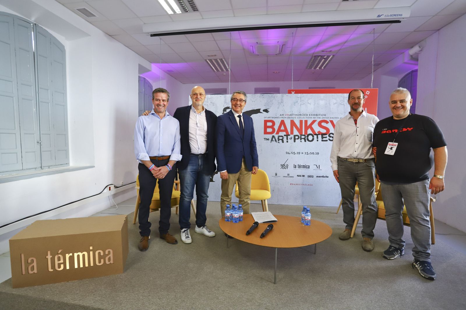 Las fotos de la exposición 'Banksy. The art of protest' en La Térmica, en Málaga