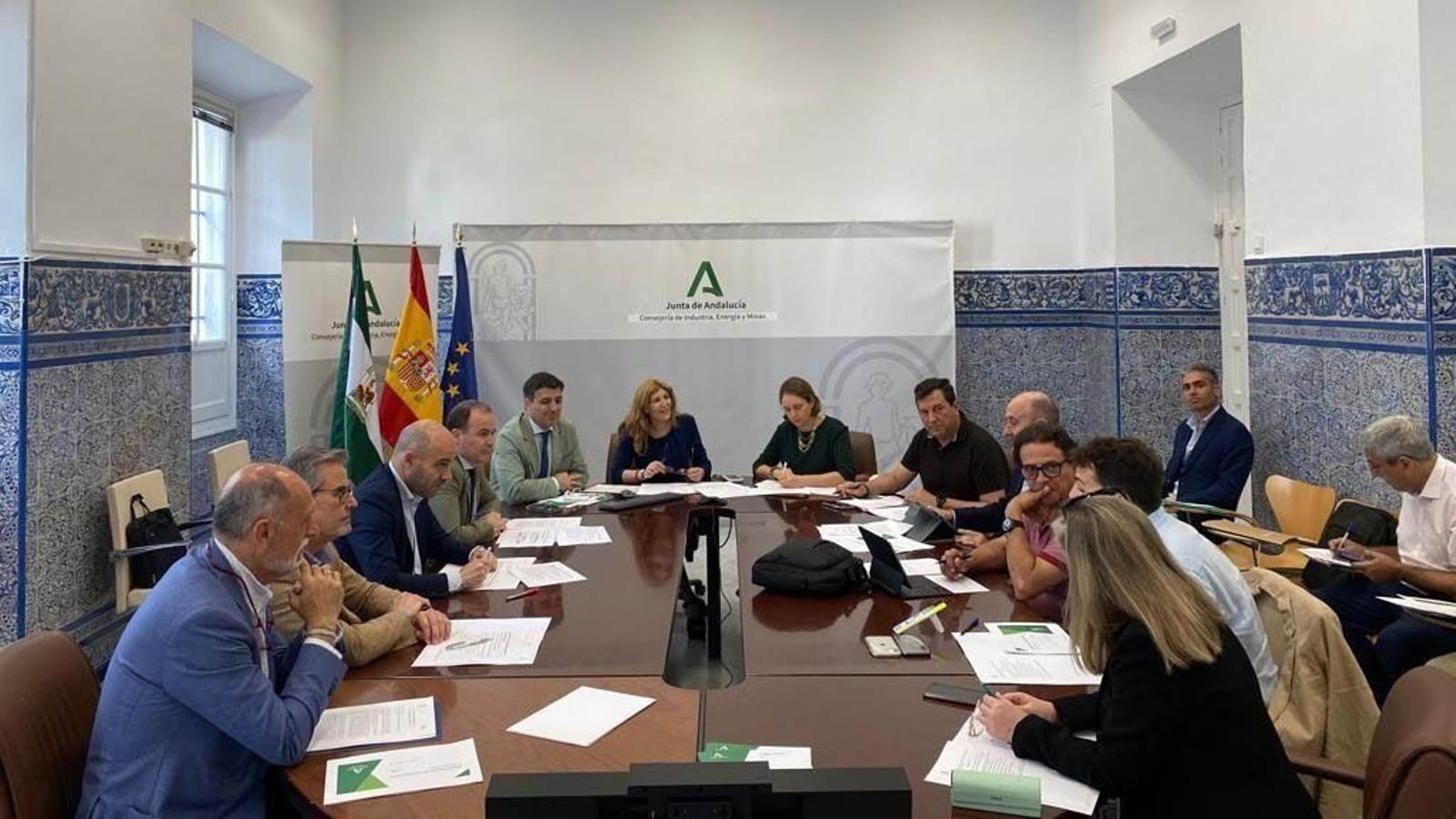 Reunión de la comisión de la Alianza Andaluza del Hidrógeno Verde