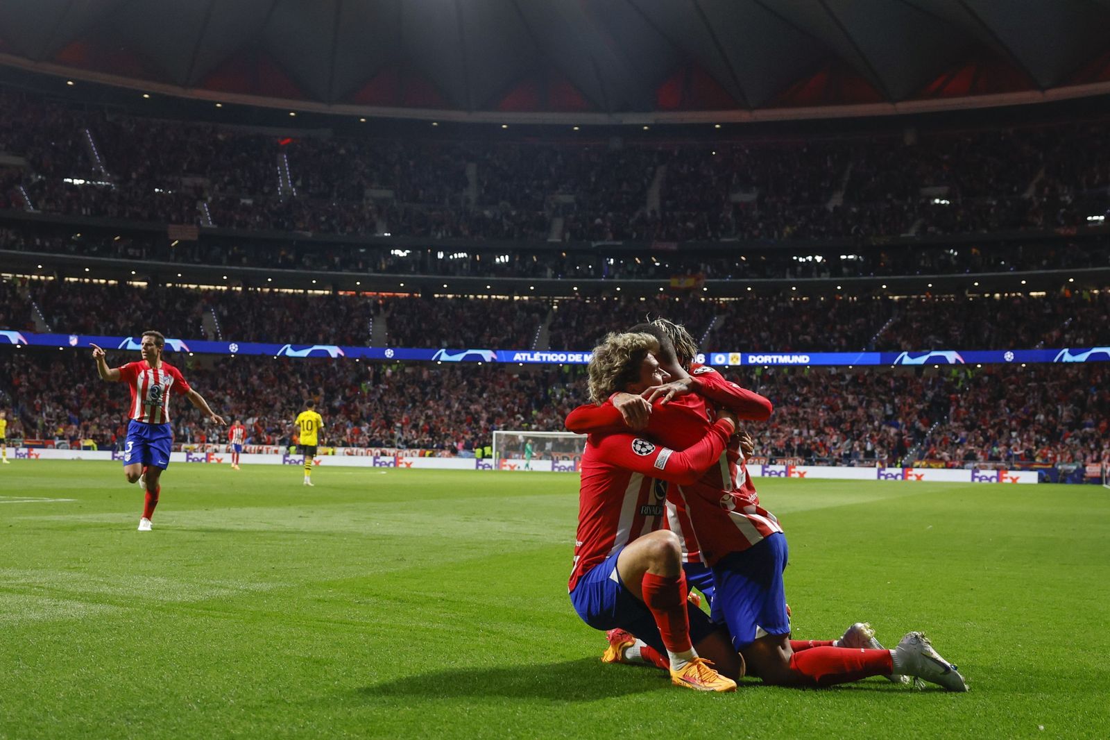 El Atlético de Madrid - Borussia Dortmund, en fotos